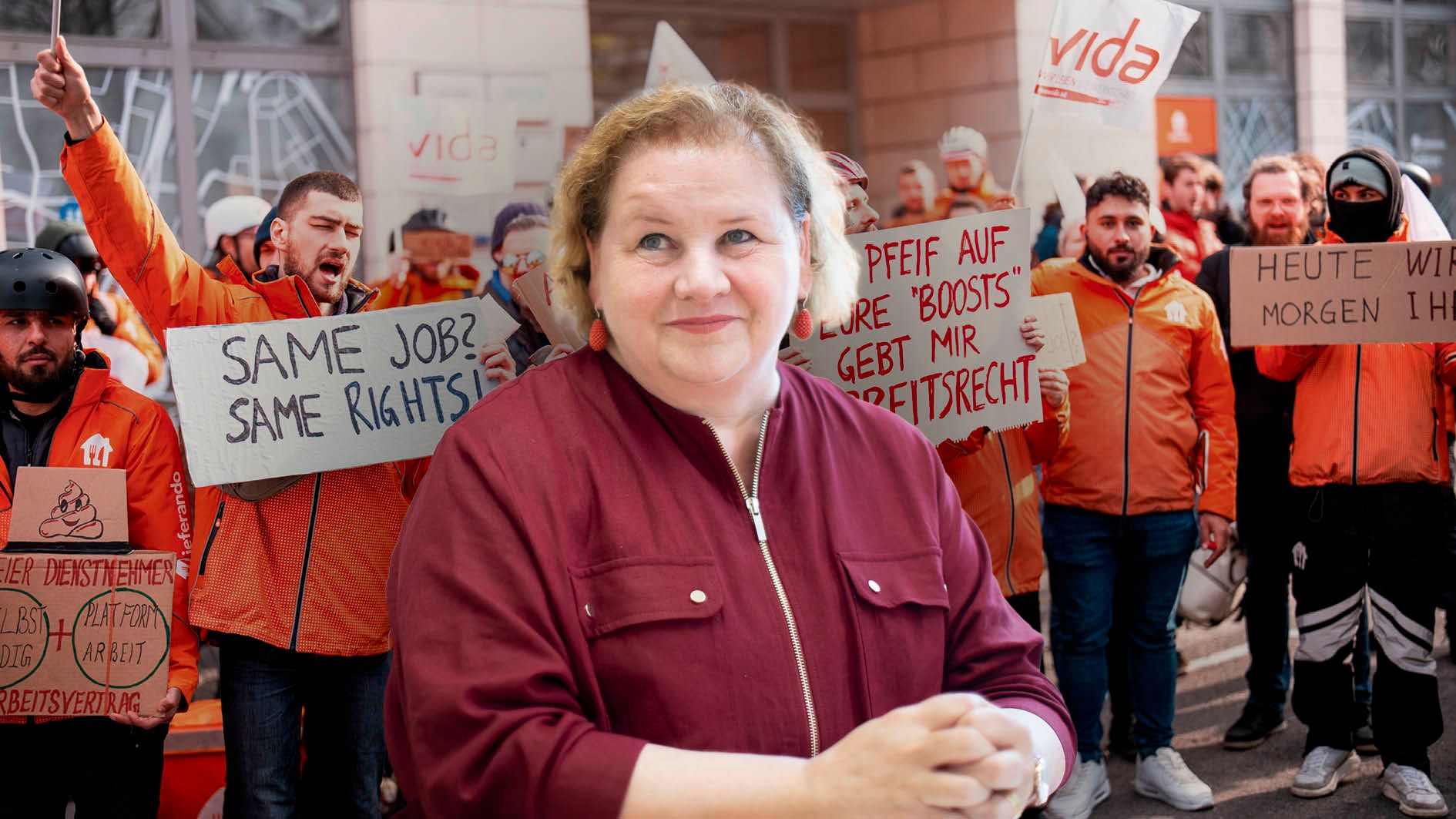 Nach Ärger mit Zustelldiensten: Arbeitsministerin Korinna Schumann präsentiert Neuregelung.