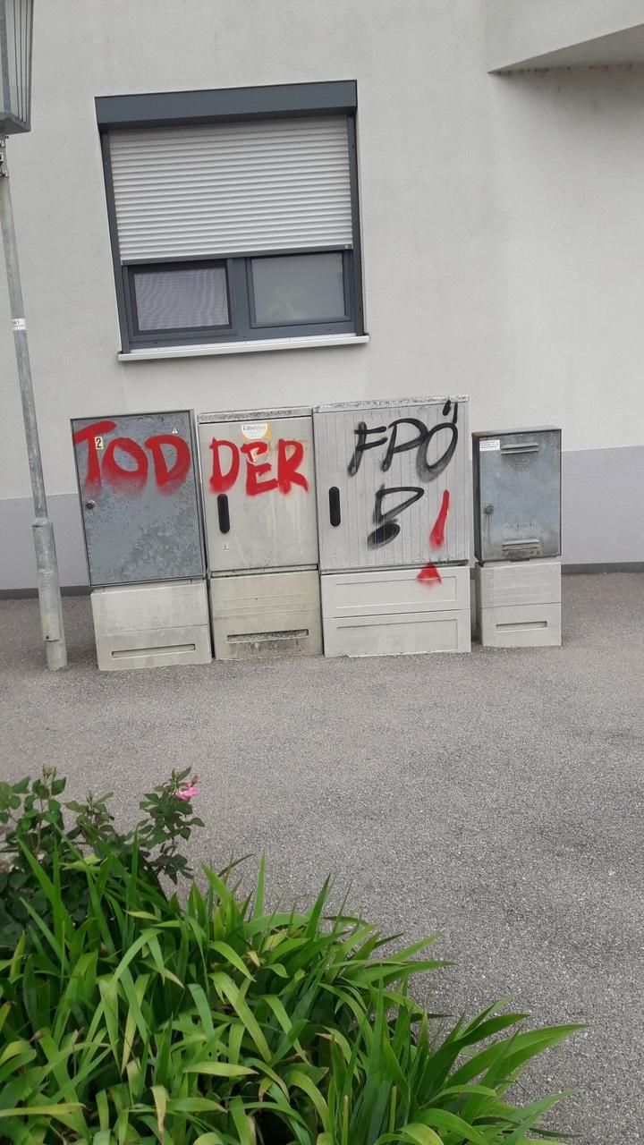 Die Schmier-Attacke in Mistelbach