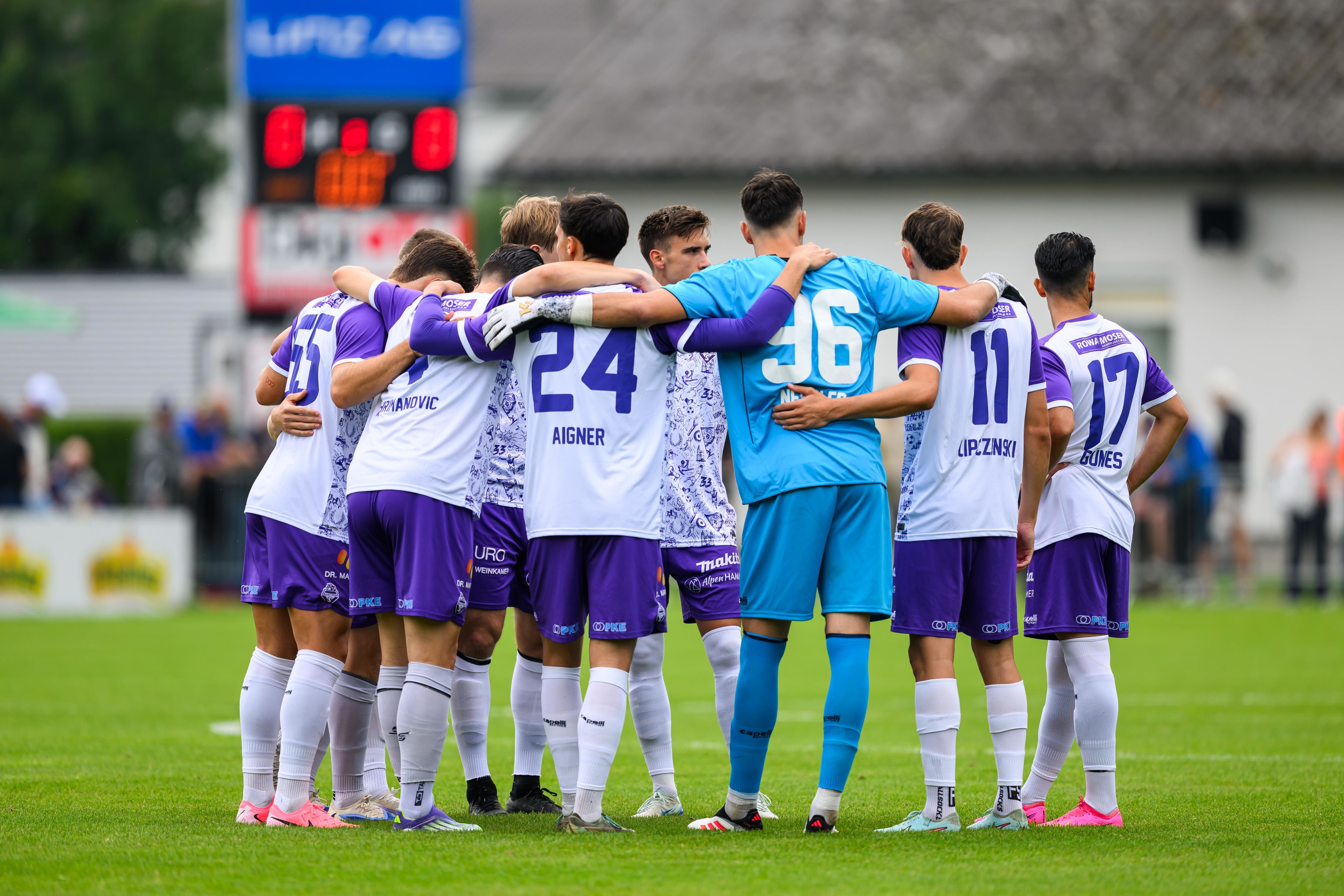 Zweitliga-Aufsteiger Austria Salzburg. 