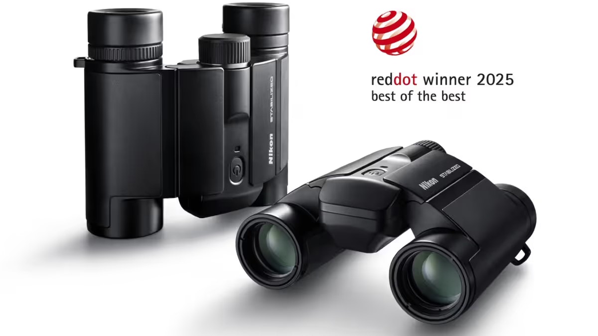 Nikon Stabilized S Ferngläser gewinnen die höchste Auszeichnung bei den Red Dot Awards 2025.