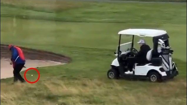 Heute.at - Trump schummelt beim Golf – Video zeigt ganze Szene