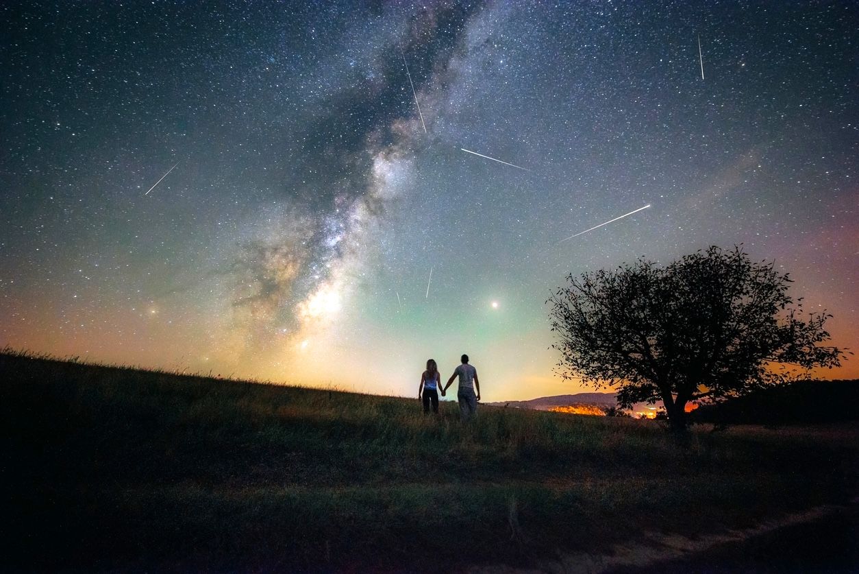 Spektakulärer Anblick: Ein Meteoren-Schauer wird in der Nacht von 29. auch 30. Juli niedergehen.