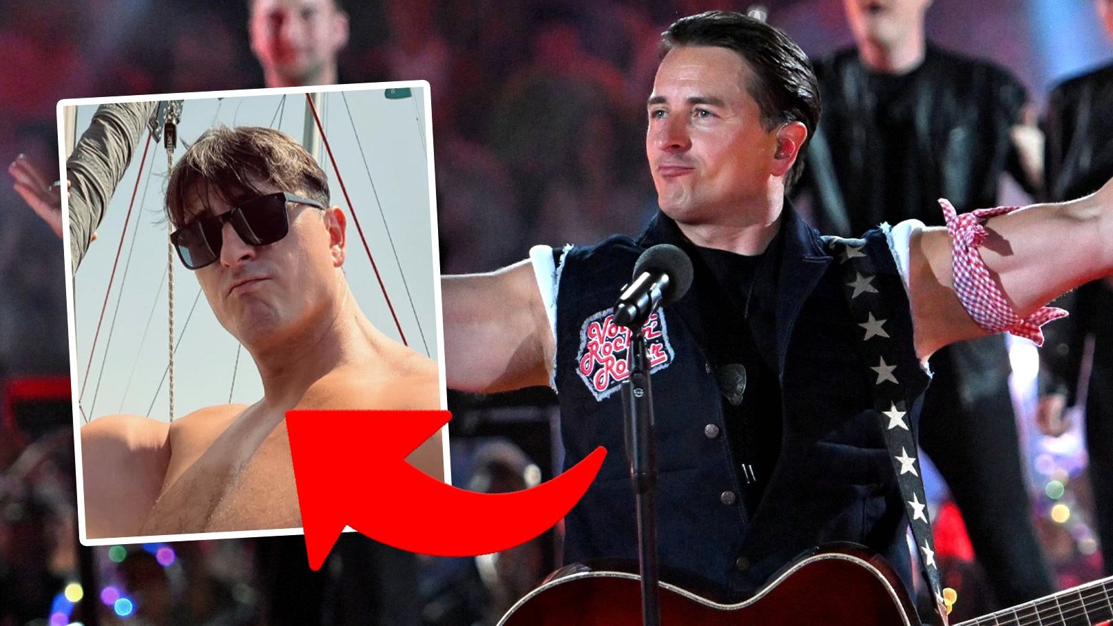 Andreas Gabalier zeigt, was er hat.