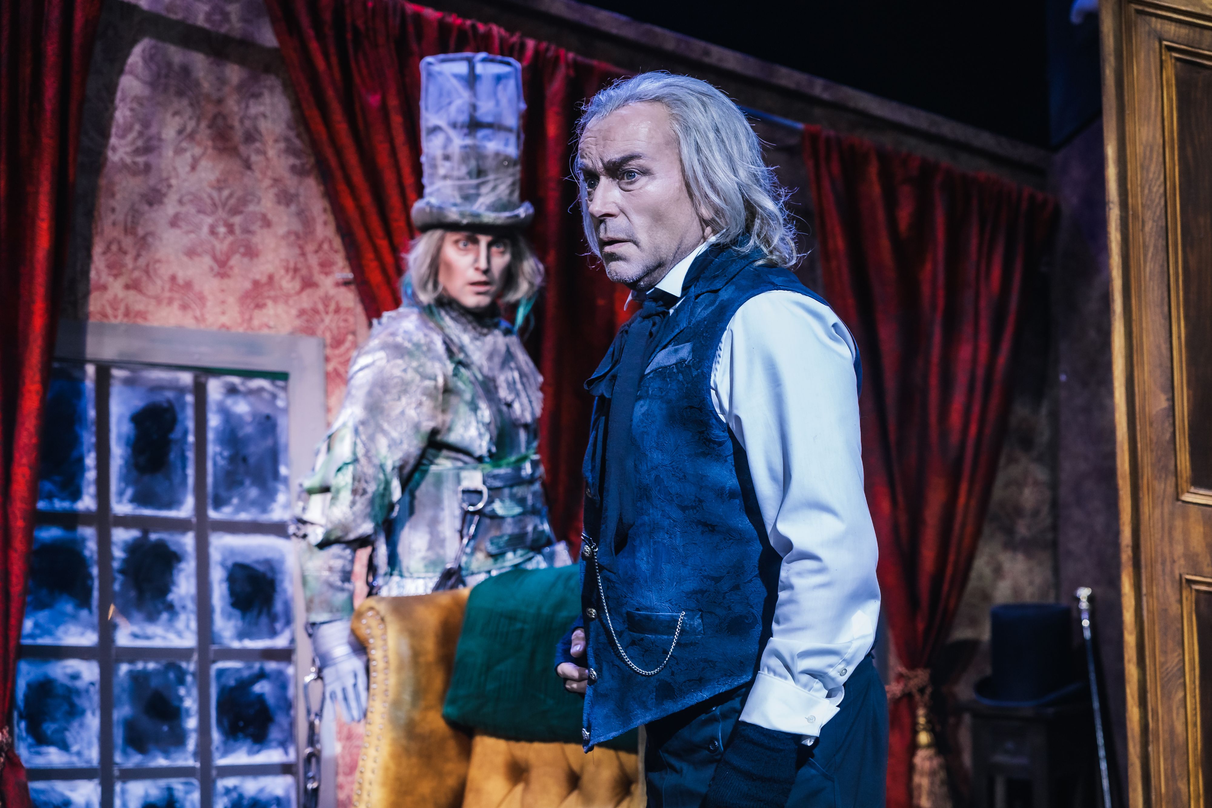 Uwe Kröger spielt den Ebenezer Scrooge