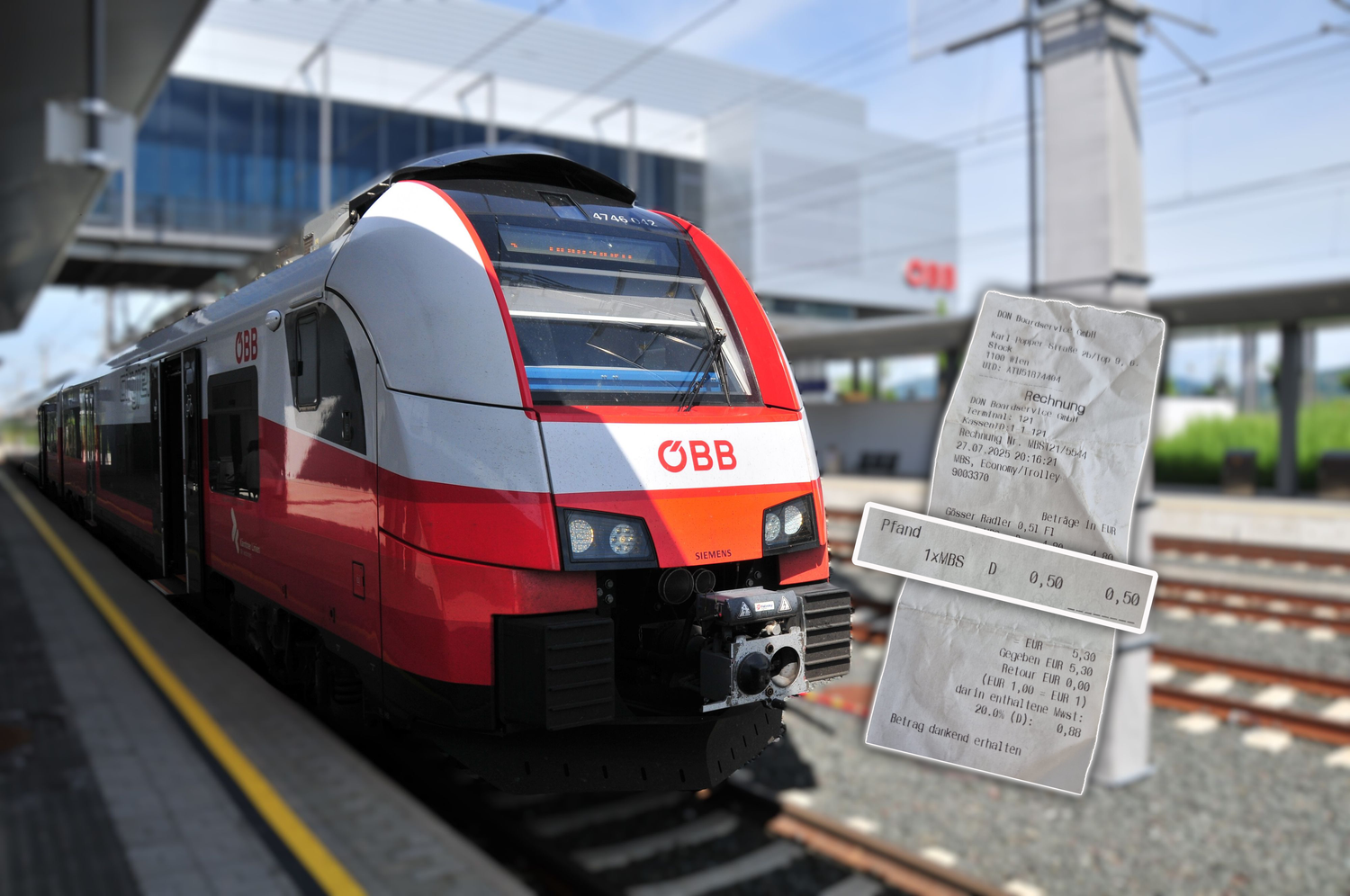 Der Blick auf die Rechnung sorgte beim Fahrgast für Verwunderung