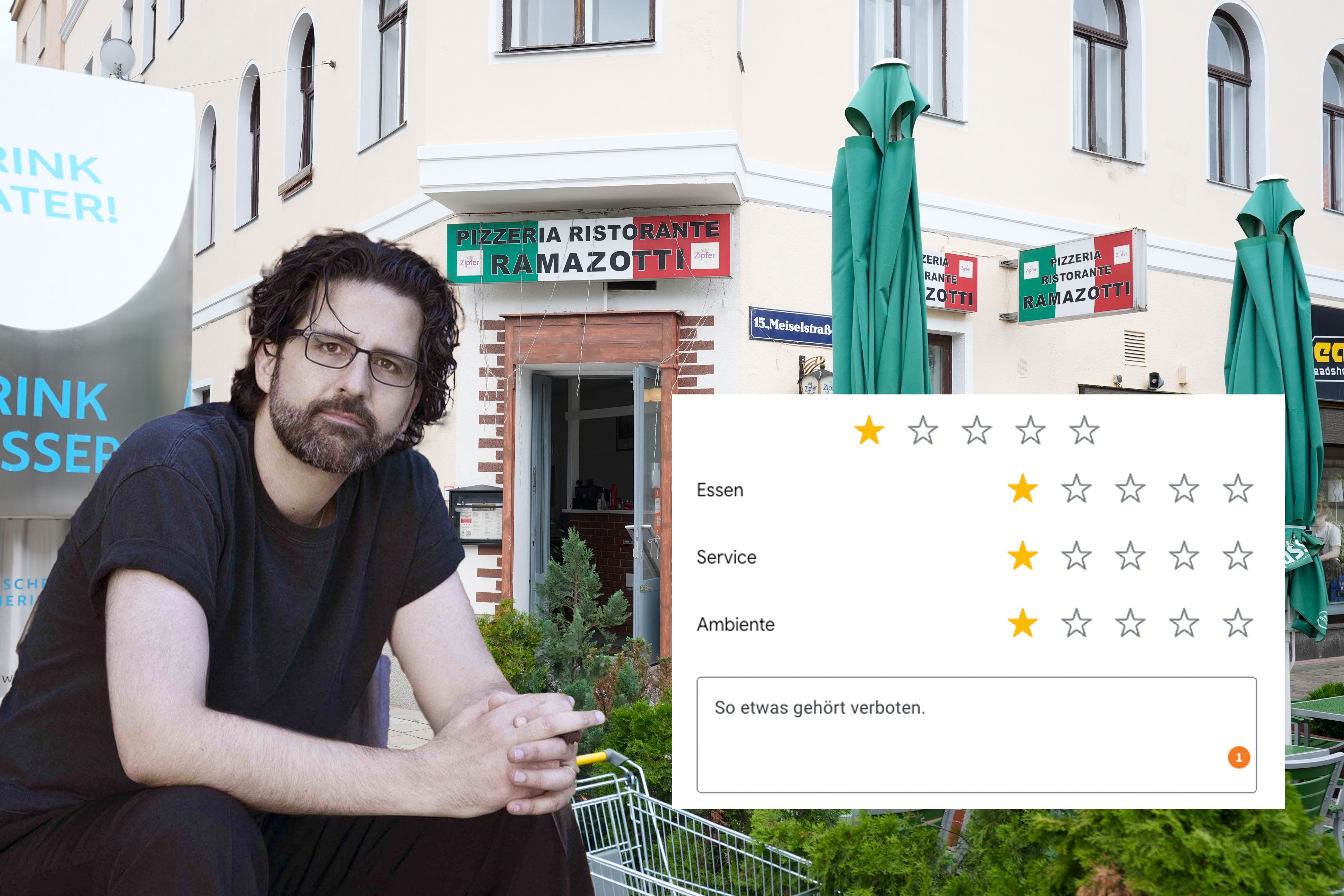 Musiker Amit Peled (52) erhebt Antisemitismus-Vorwürfe gegen die Pizzeria Ramazotti in Wien. Das Lokal wird seither online massiv kritisiert.