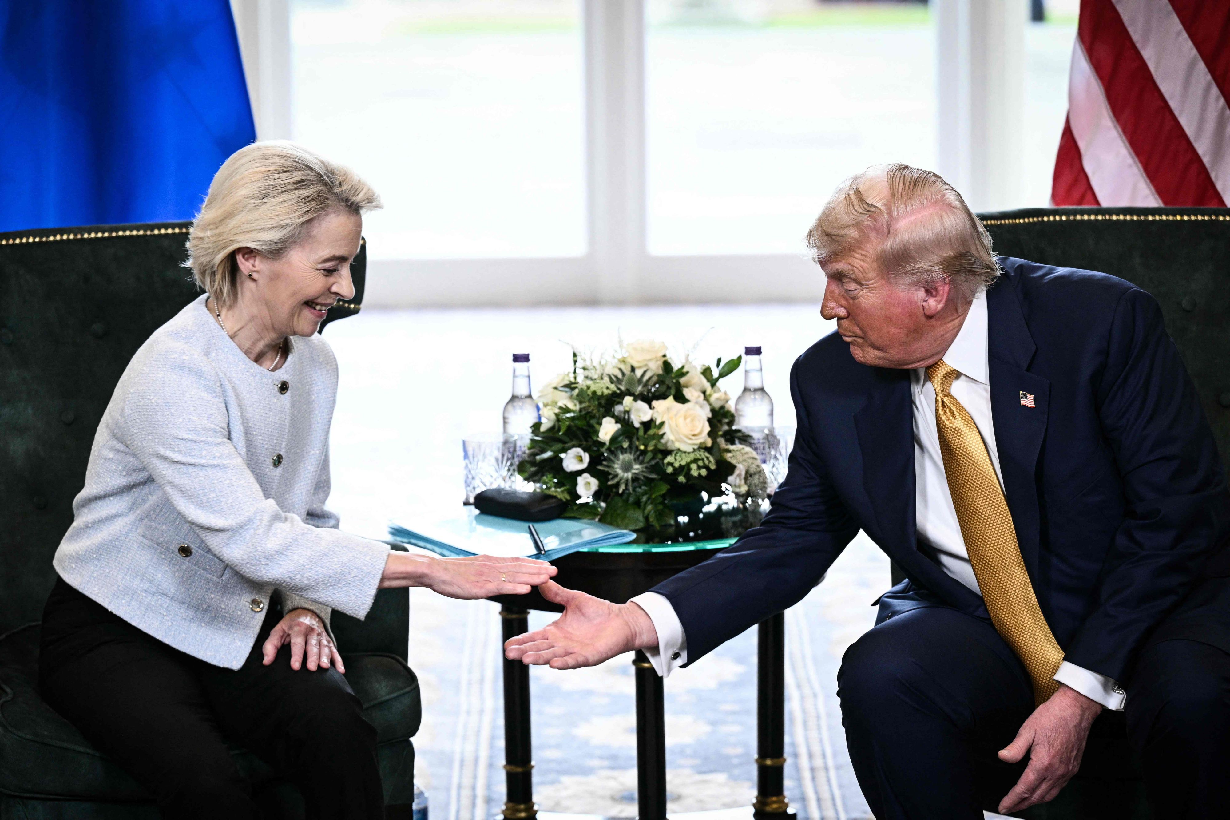 Schlechte Verhandlungsposition: Die EU musste aus einer Position der wirtschaftlichen und militärischen Schwäche mit den USA verhandeln