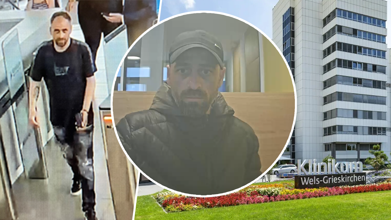 Nach dem Diebstahl im Klinikum Wels sucht die Polizei jetzt nach diesem Mann,