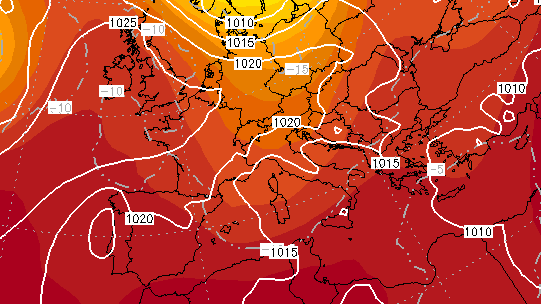So kraftvoll kehrt der Sommer zurück: Vom Mittelmeerraum drückt ein gewaltiges Hoch nach Mitteleuropa.