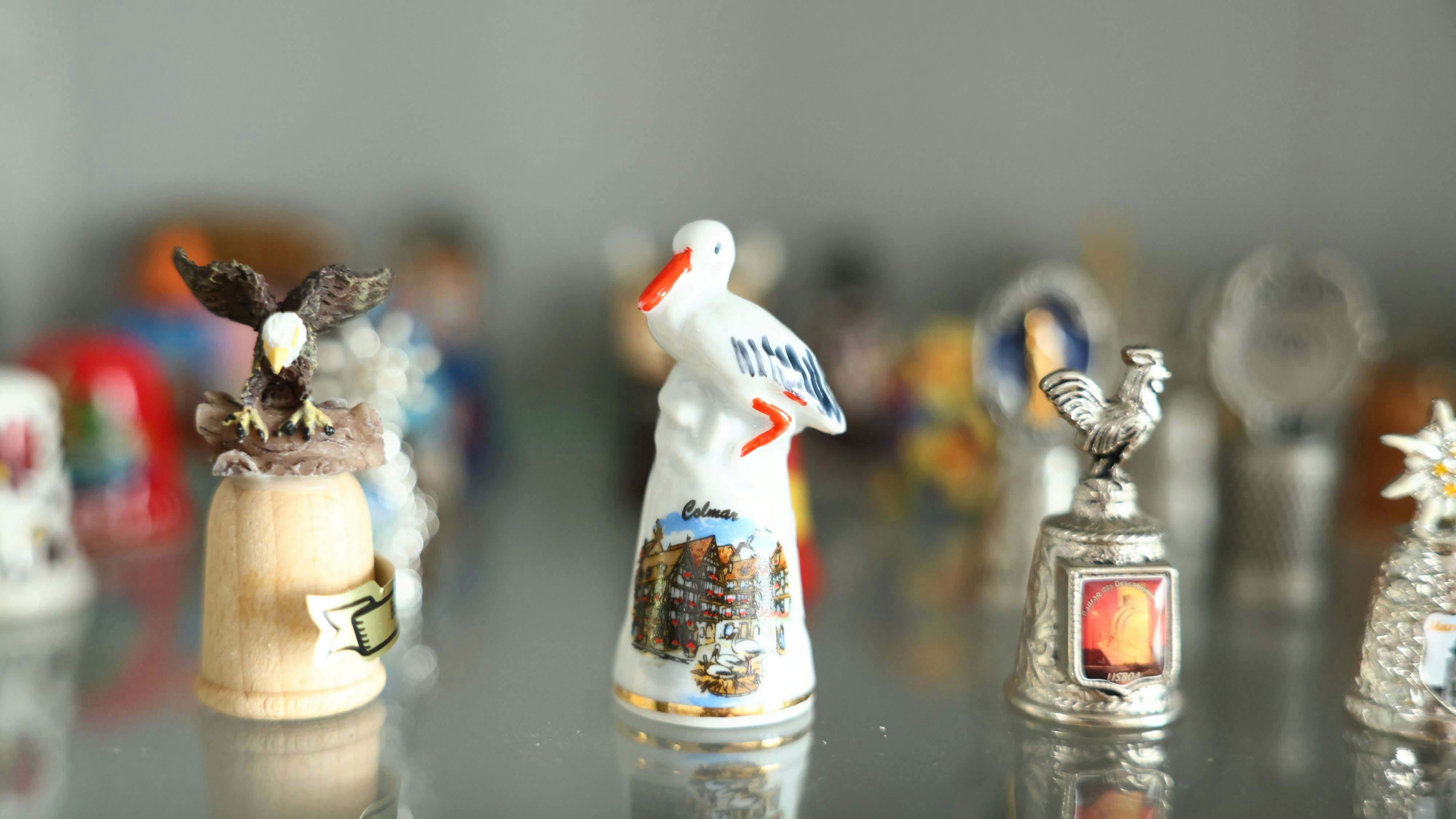 Das sind einige der hohen Fingerhüte.