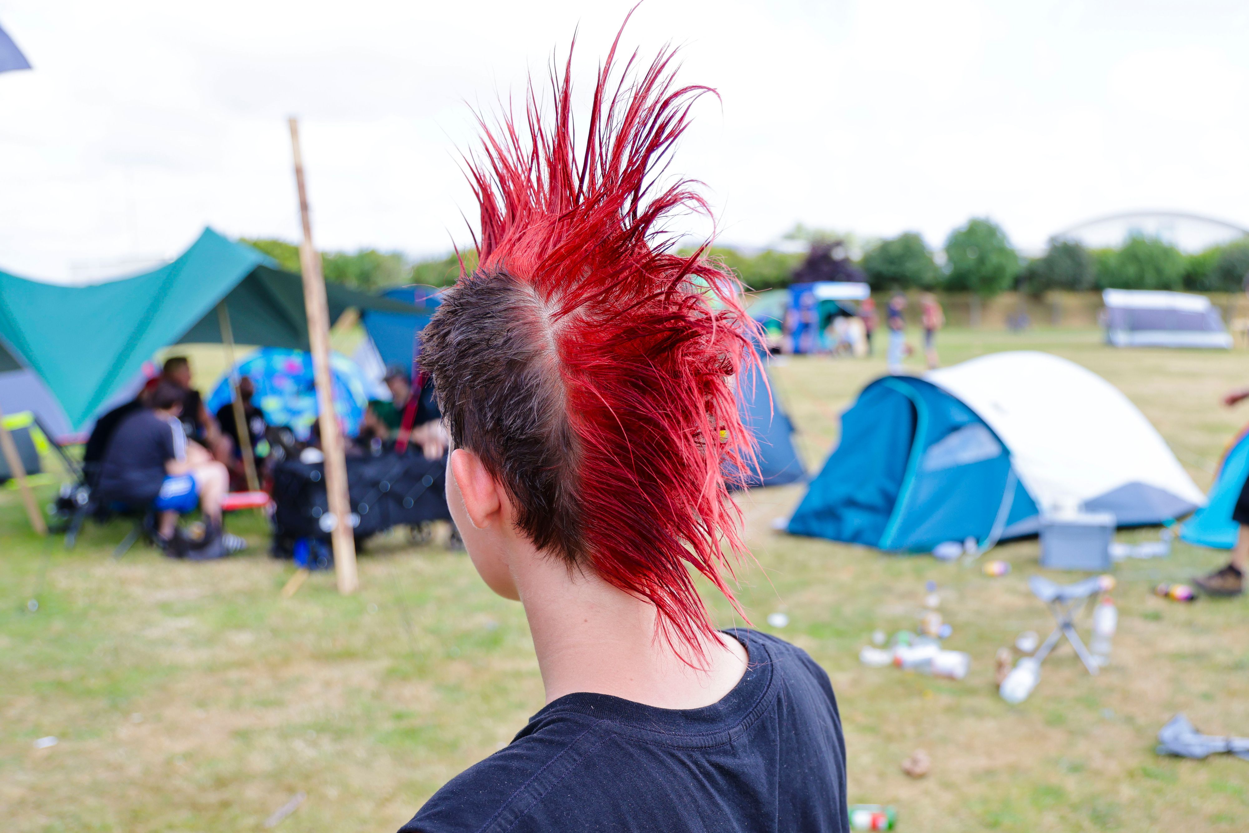 Die Punks sind wieder auf Sylt angekommen.