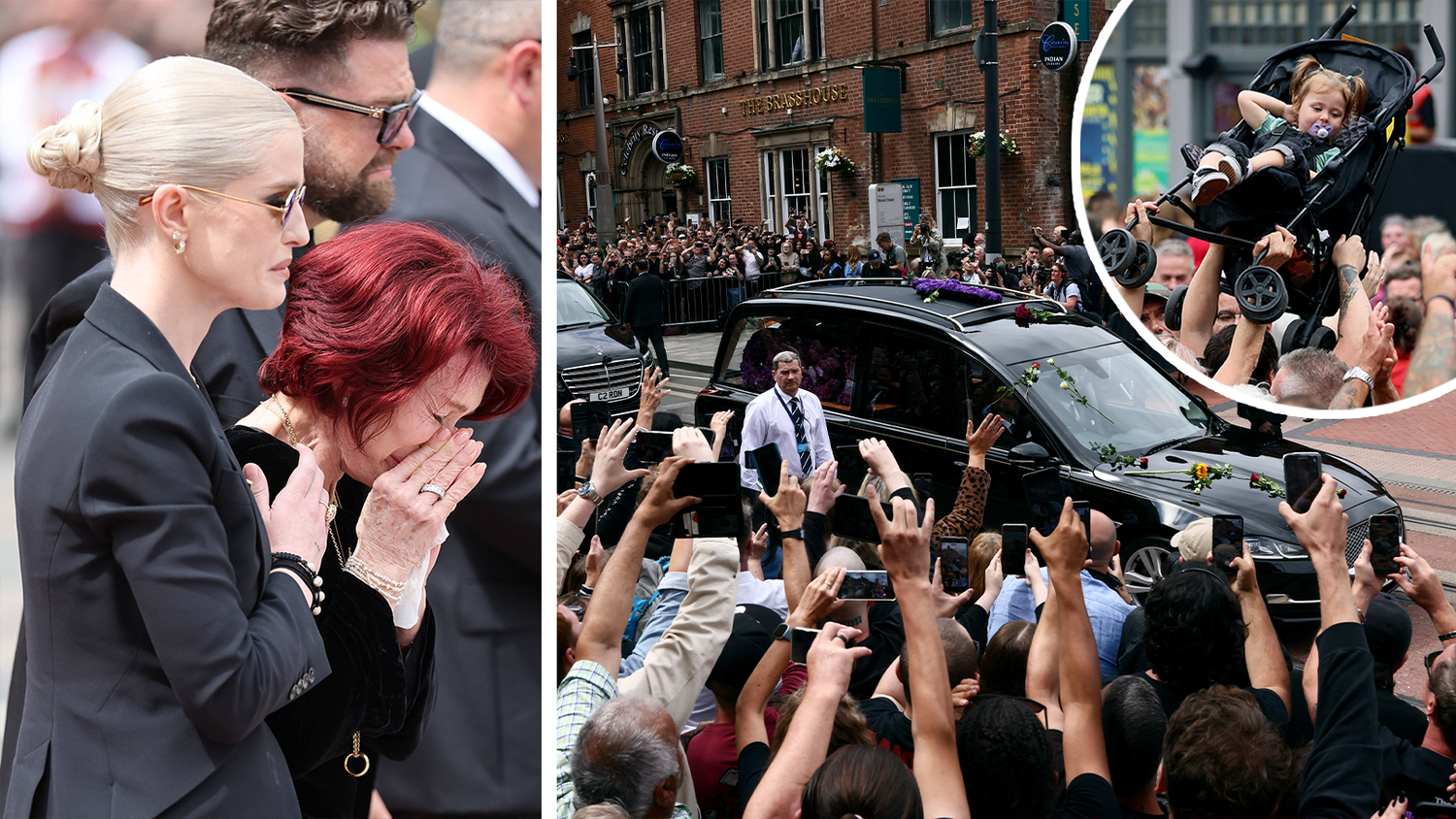 Am Mittwochnachmittag gab es für Ozzy Osbourne einen Trauerzug in Birmingham.