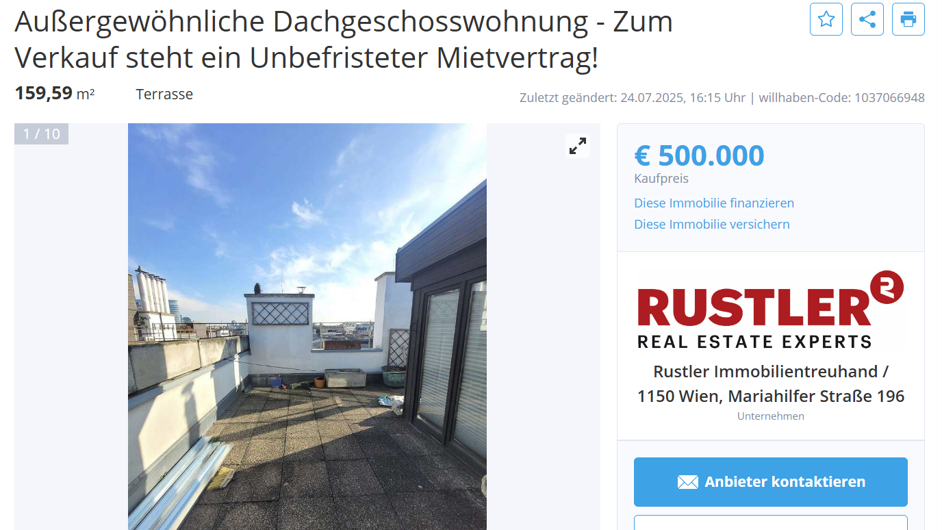 Heute.at - 500.000 Euro kostet hier NUR der Mietvertrag