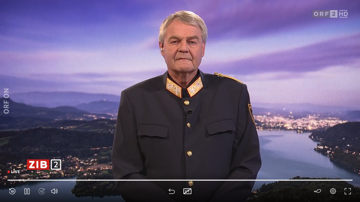 Markus Plazer, Landespolizeidirektor-Stellvertreter Kärnten, in der 