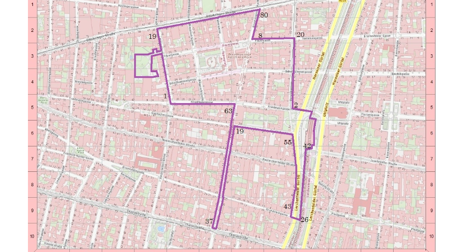 Waffenverbotszone Yppenplatz und Umgebung