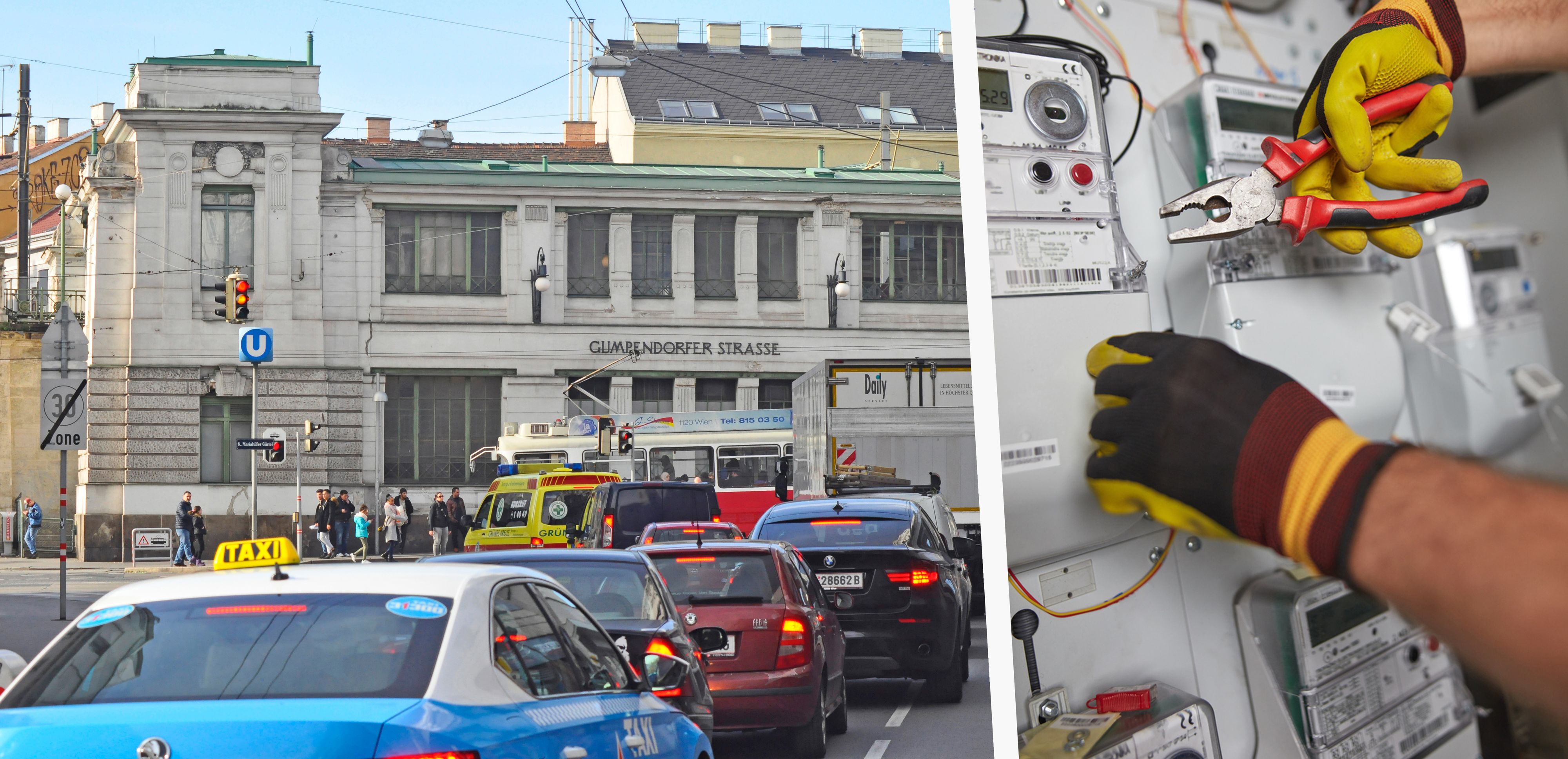 Das Grätzel um die Gumpendorfer Straße war bereits am 28. Juli vom Stromausfall betroffen – auch die U-Bahn-Station lag zeitweise im Dunkeln. Zwei Tage später folgte der nächste Ausfall.