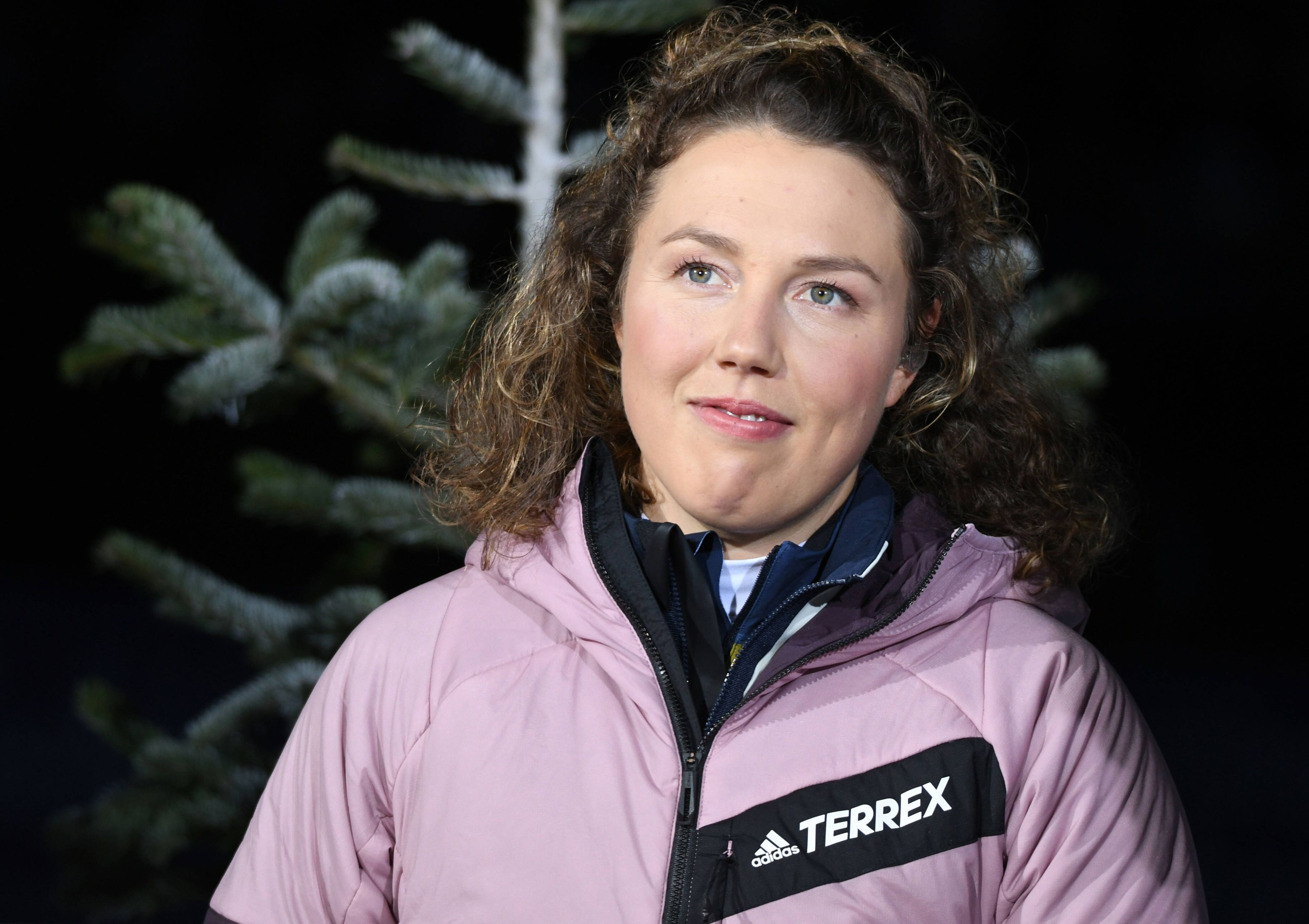 Laura Dahlmeier wird geehrt.