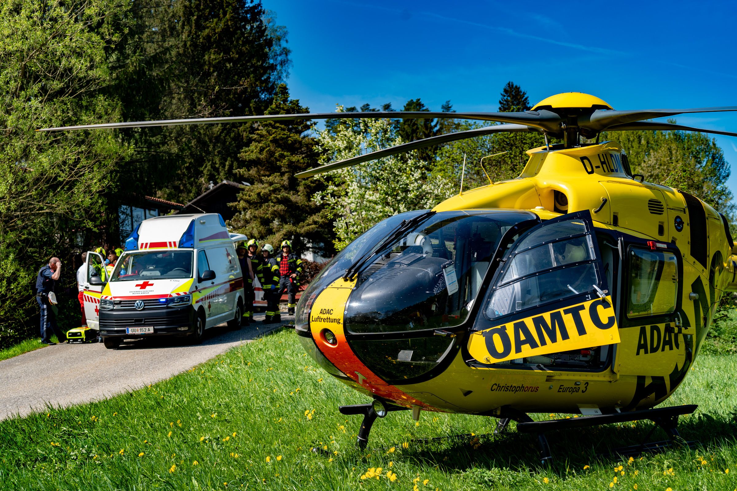 Der Bub (5) kam mit dem Hubschrauber Europa 3 ins Krankenhaus nach Wien. (Symbolfoto)
