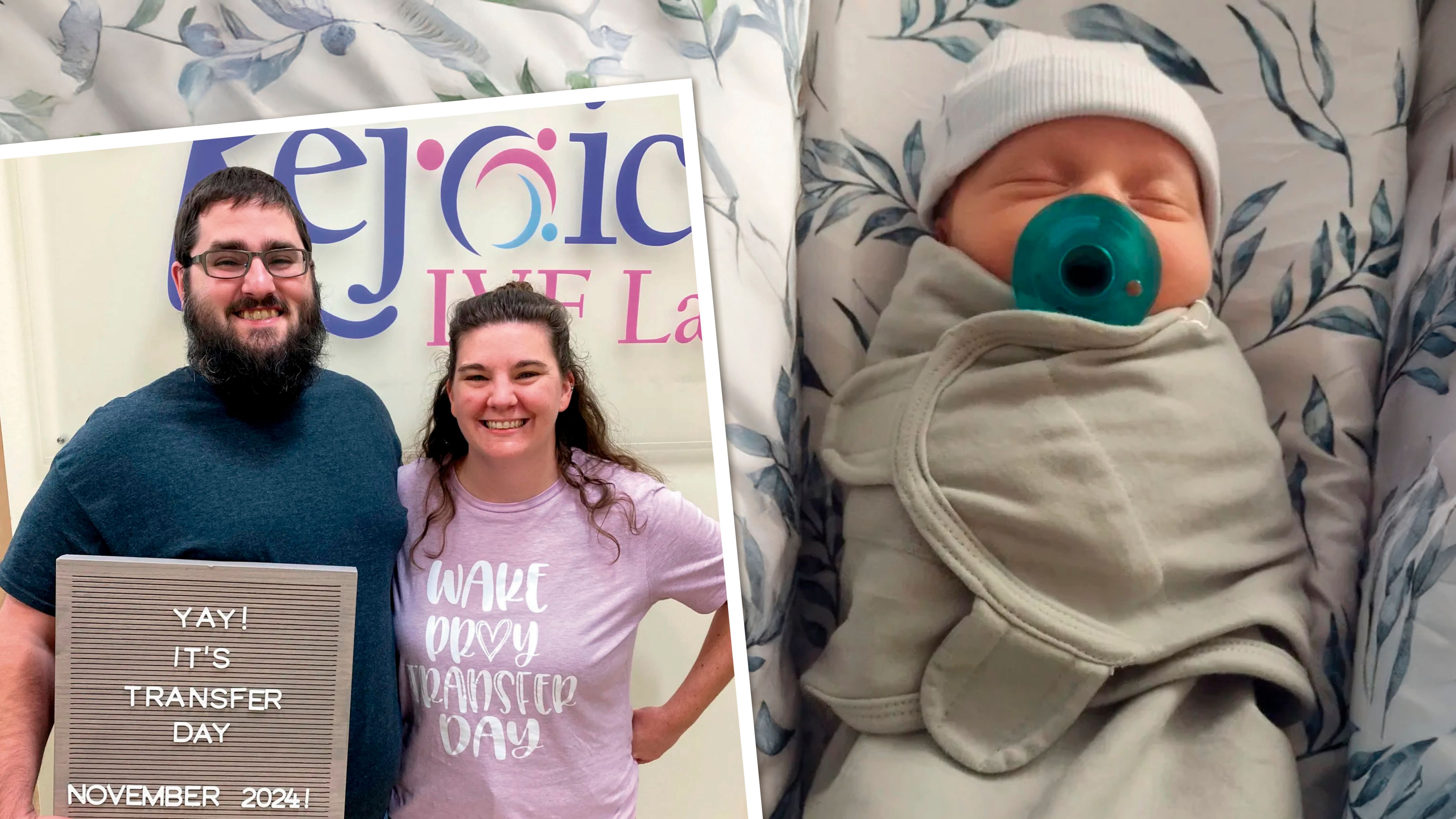 Familie Pierce konnte ihren lang gehegten Kinderwunsch dank Embryo-Adoption endlich erfüllen.