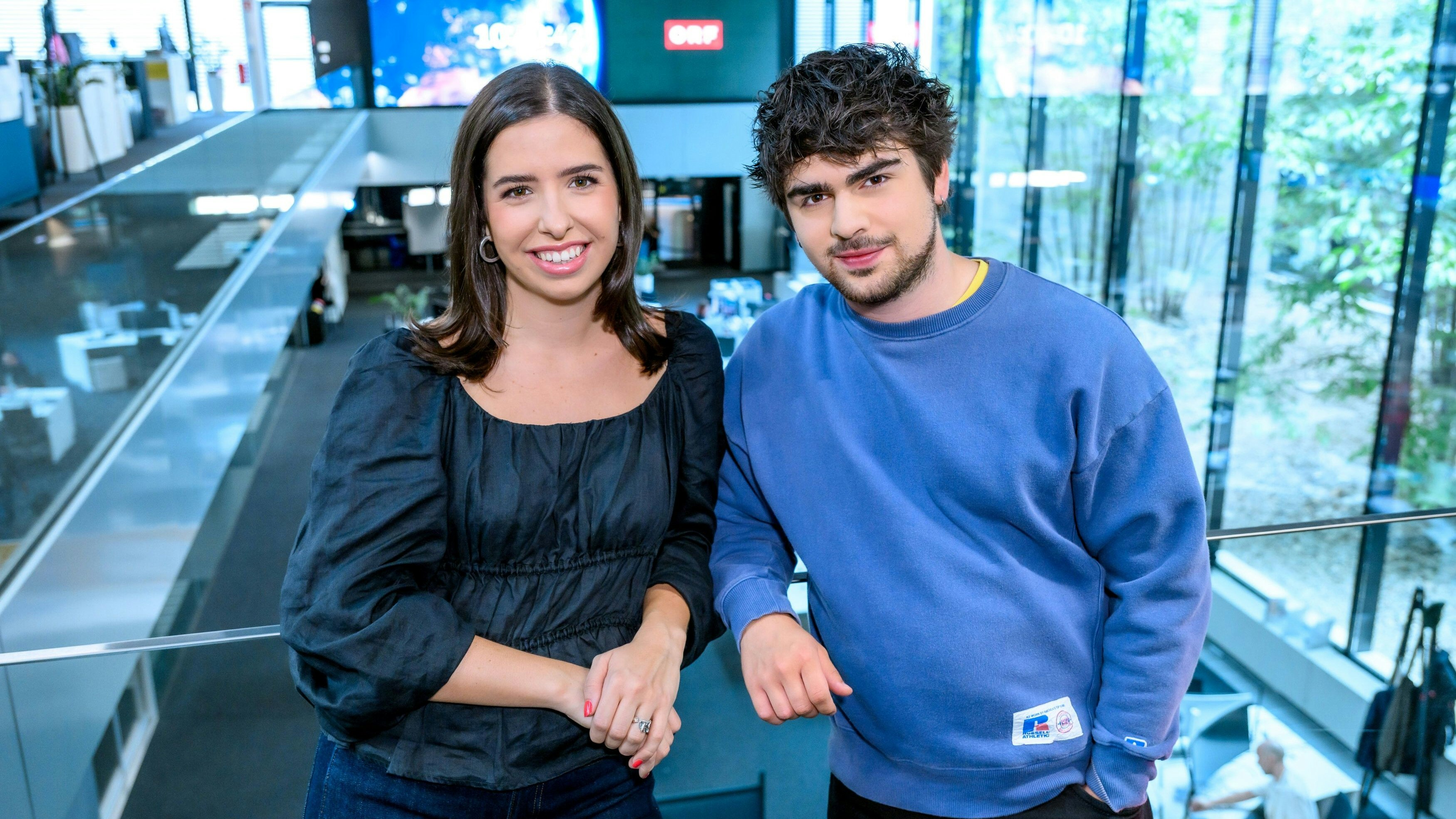 Das neue Moderations-Duo der ZiB-TikTok.