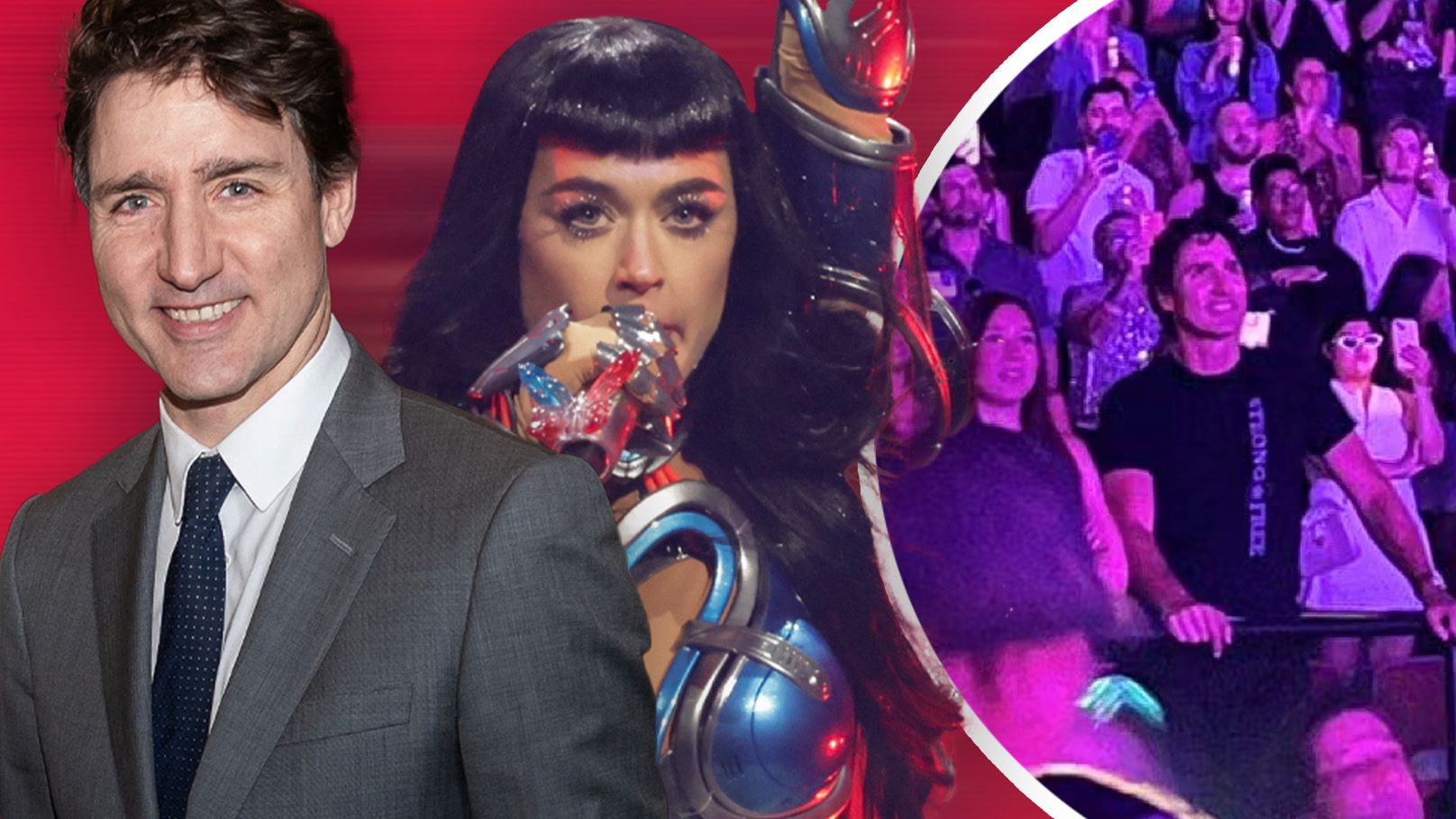 Nach den Liebes-Spekulationen zeigt sich Trudeau auch bei Katy Perrys Konzert.