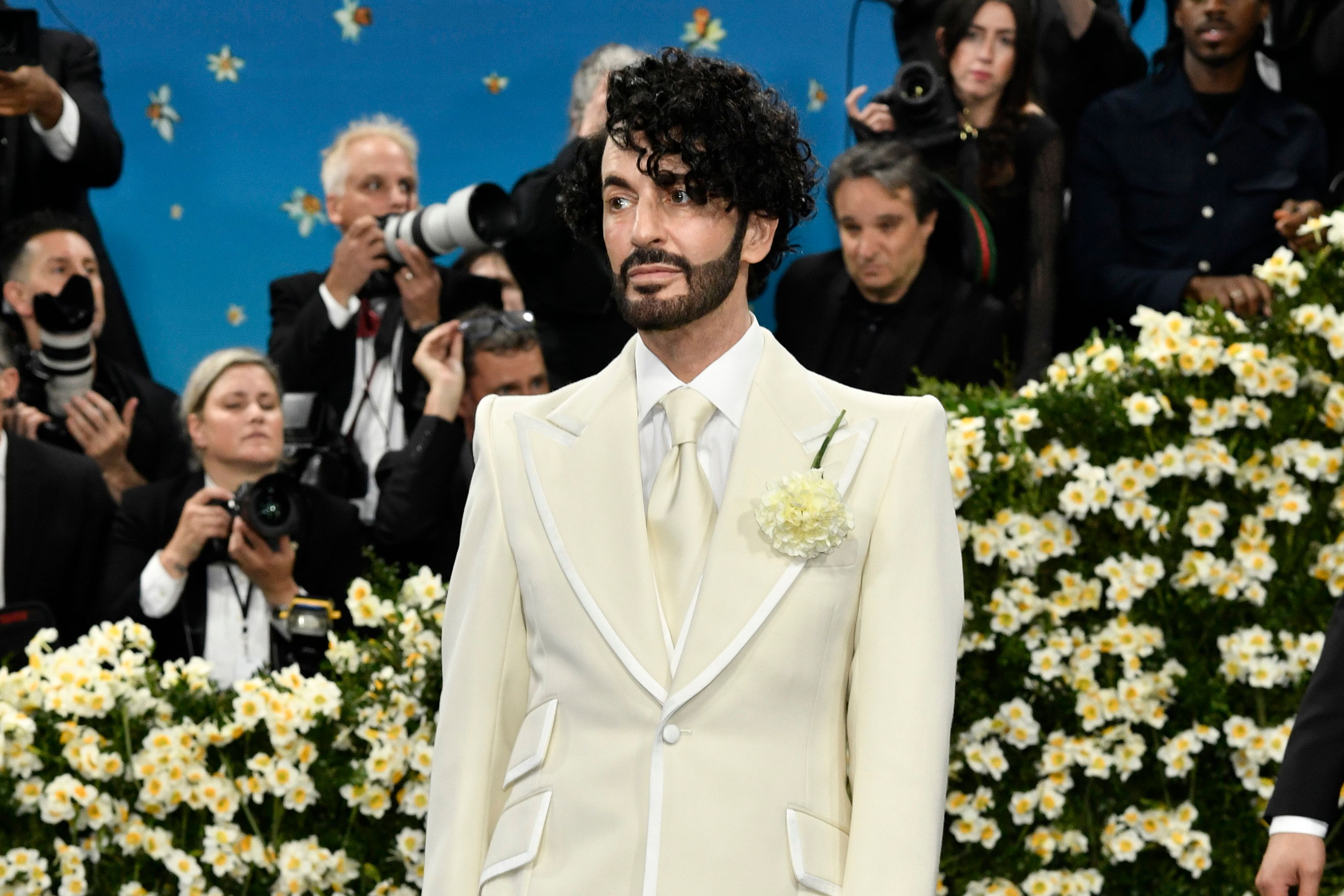 Modeschöpfer und Ex-Vuitton-Kreativdirektor Marc Jacobs bei der Met-Gala 2025 in New York