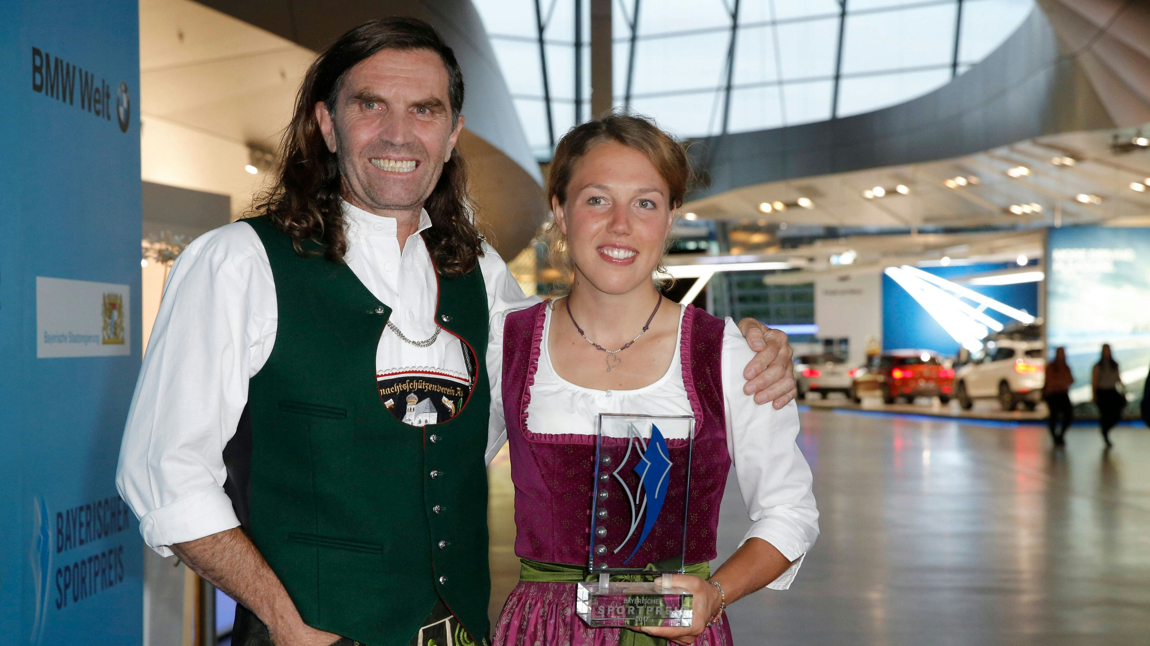 Thomas Huber, ein Teil der "Huberbuam" und die nun verstorbene Laura  Dahlmeier. | Heute.at