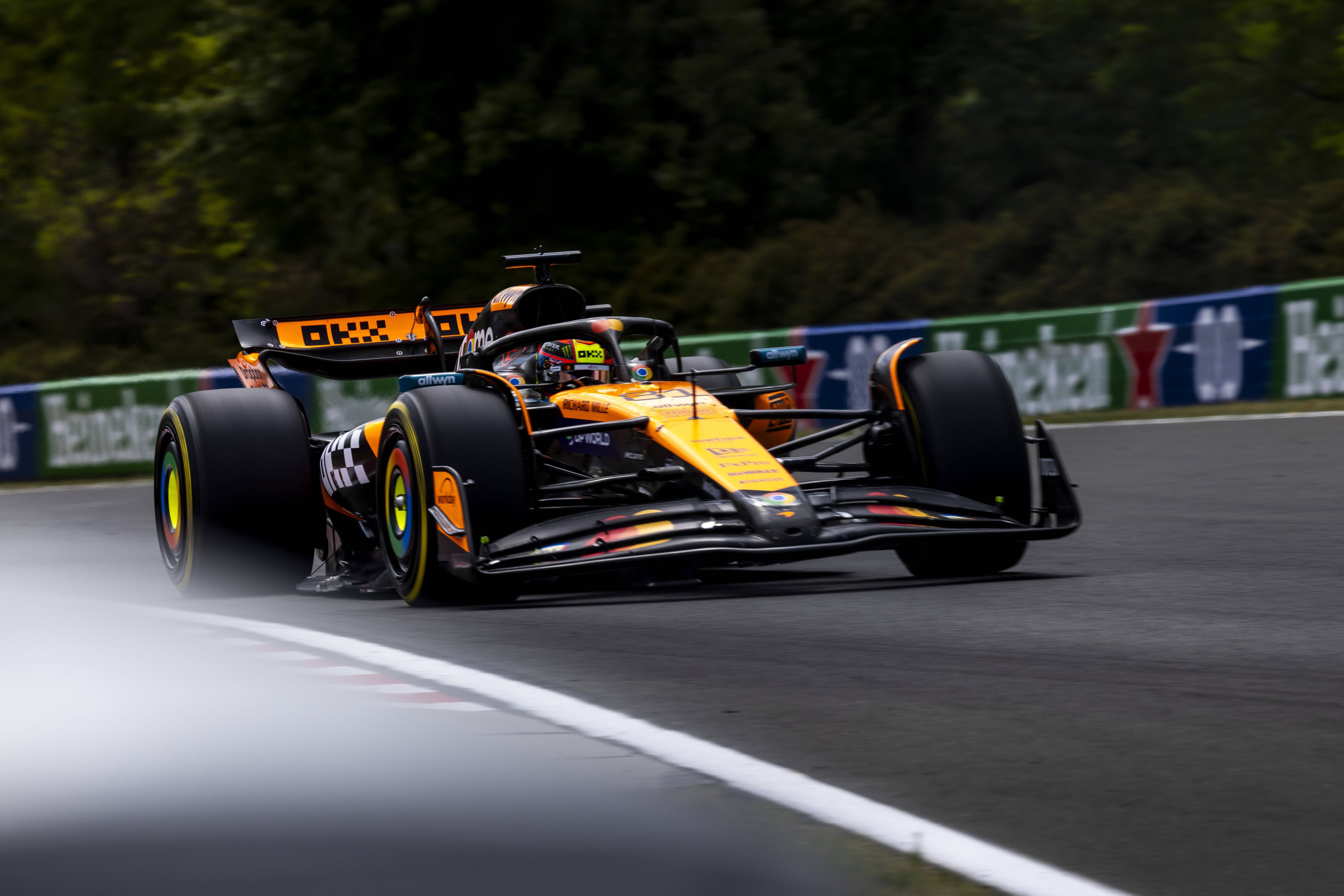 Lando Norris war im zweiten Training der schnellste.