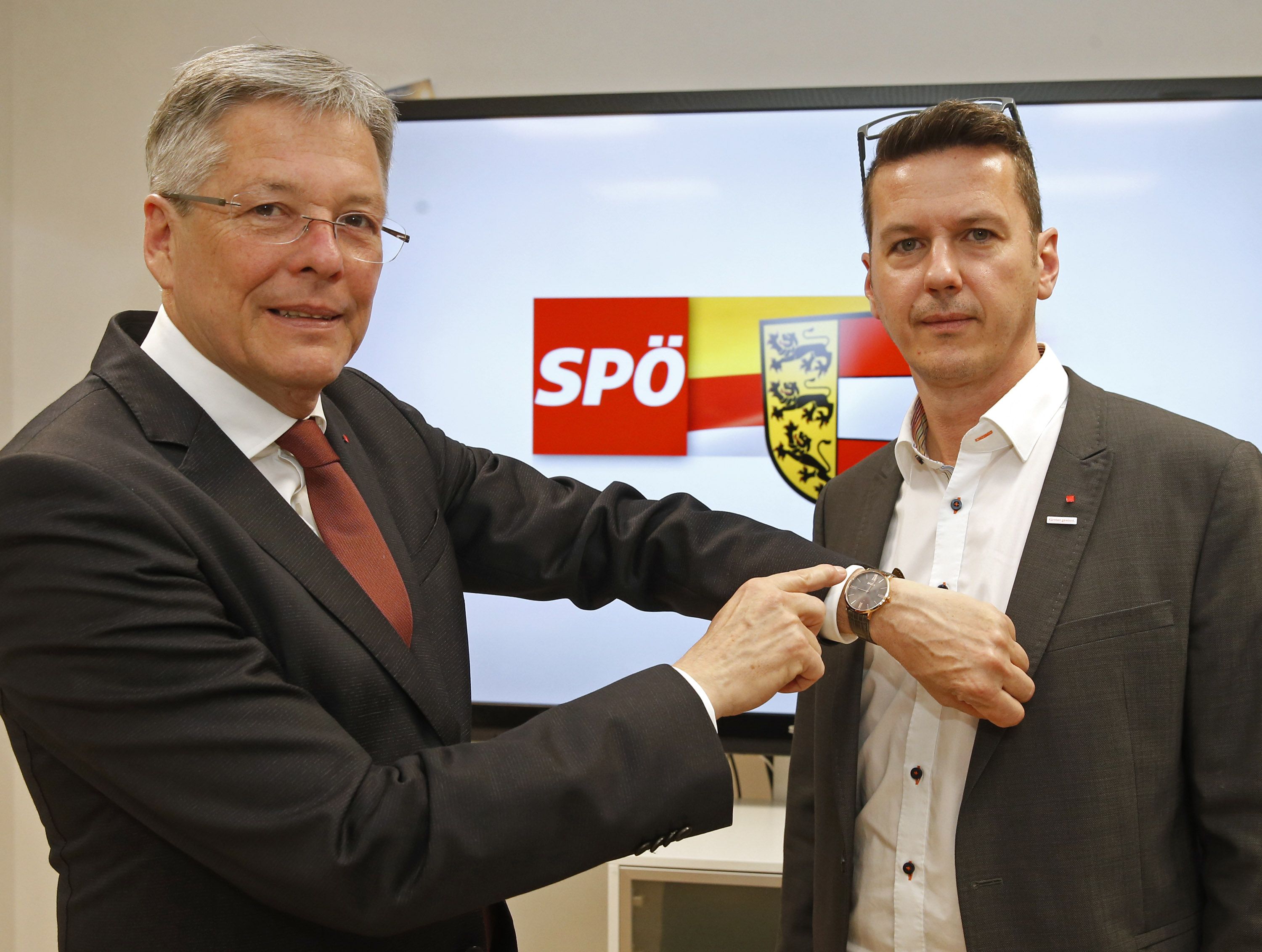 Daniel Fellner (rechts) könnte Landeshauptmann Peter Kaiser ablösen.