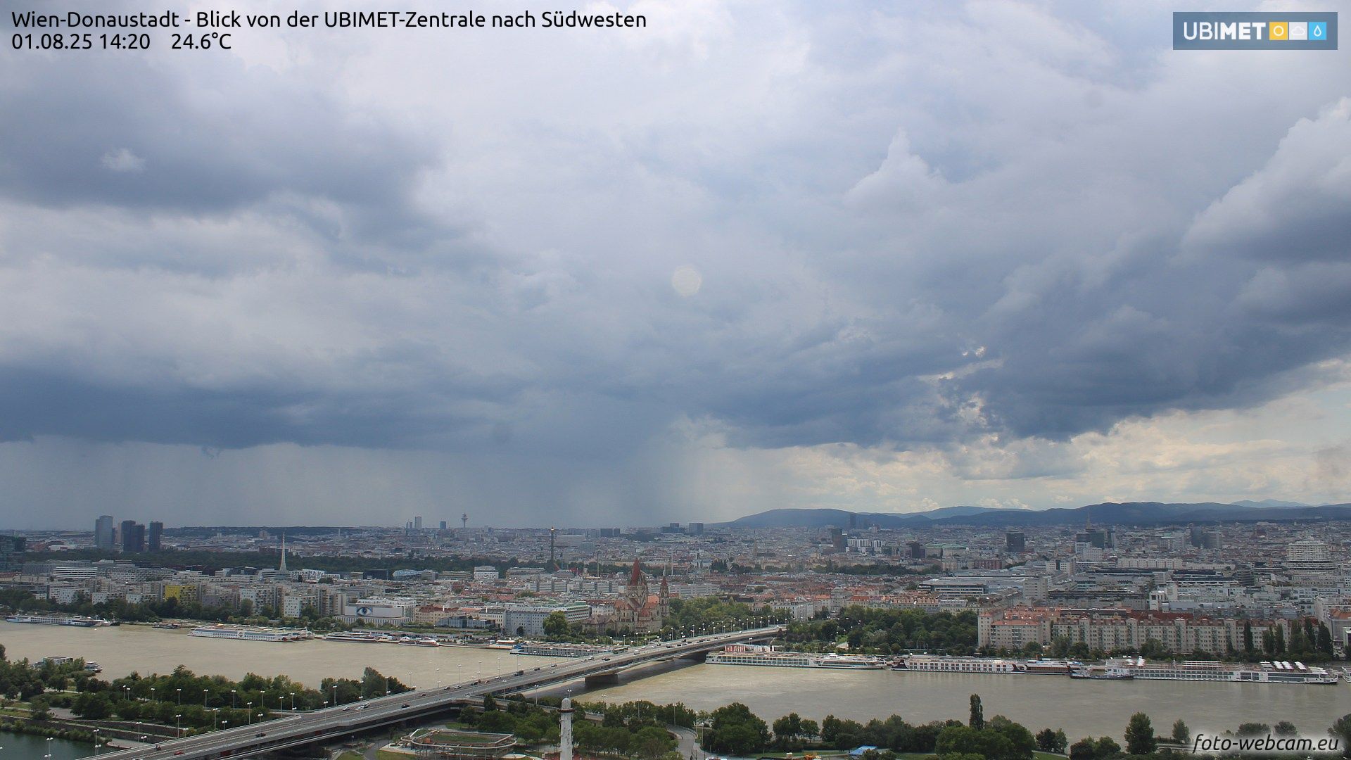 Unwetter ziehen am Freitag durch Niederösterreich. Auch Wien könnte einen 