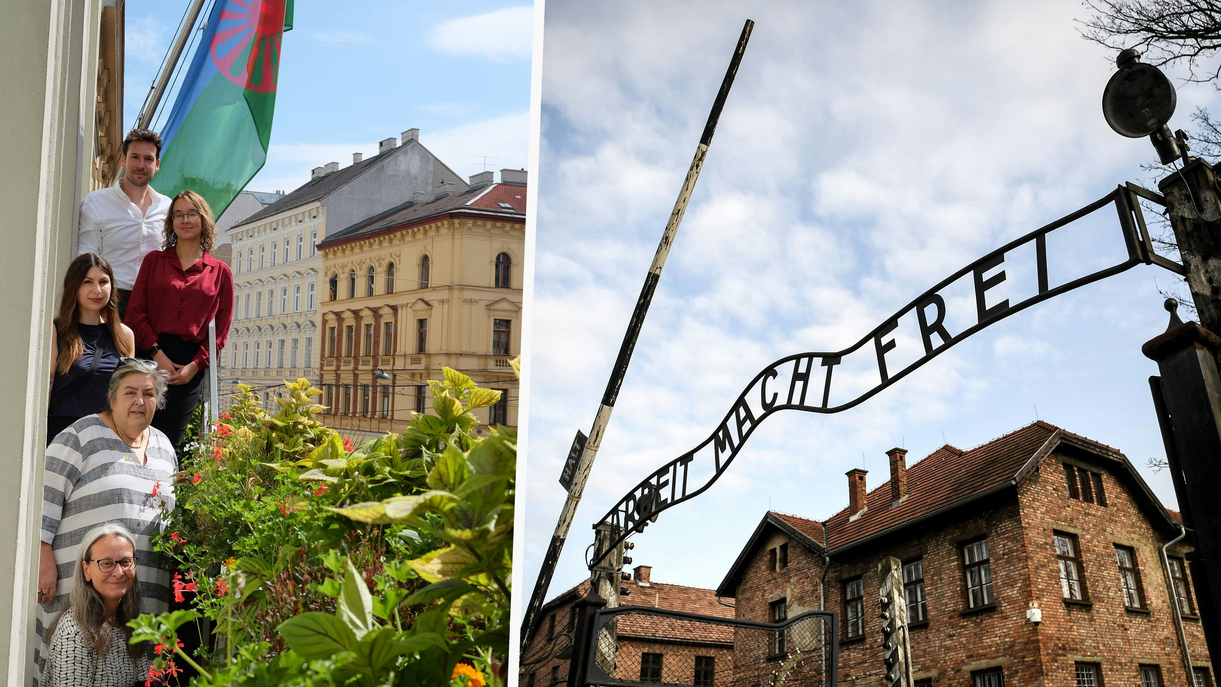 Heute.at - Roma-Fahne weht erstmals am Amtshaus Margareten