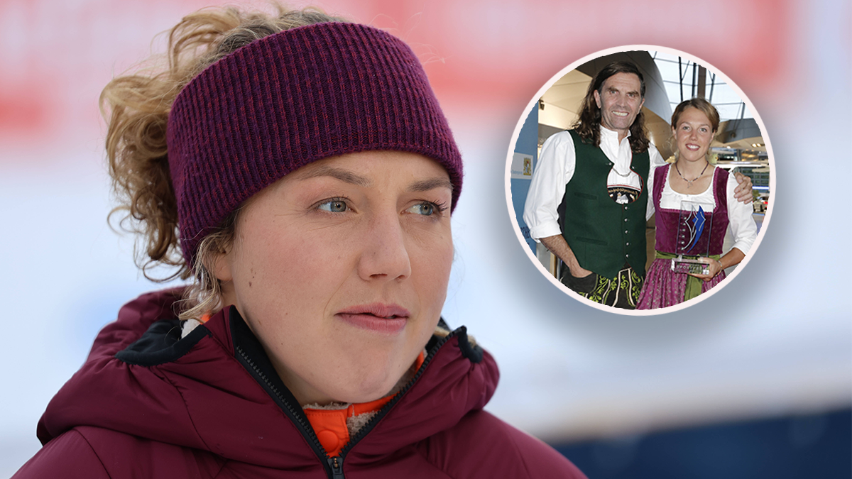 Ex-Biathlon-Star Laura Dahlmeier und ihr guter Bergsteiger-Freund Thomas Huber. 