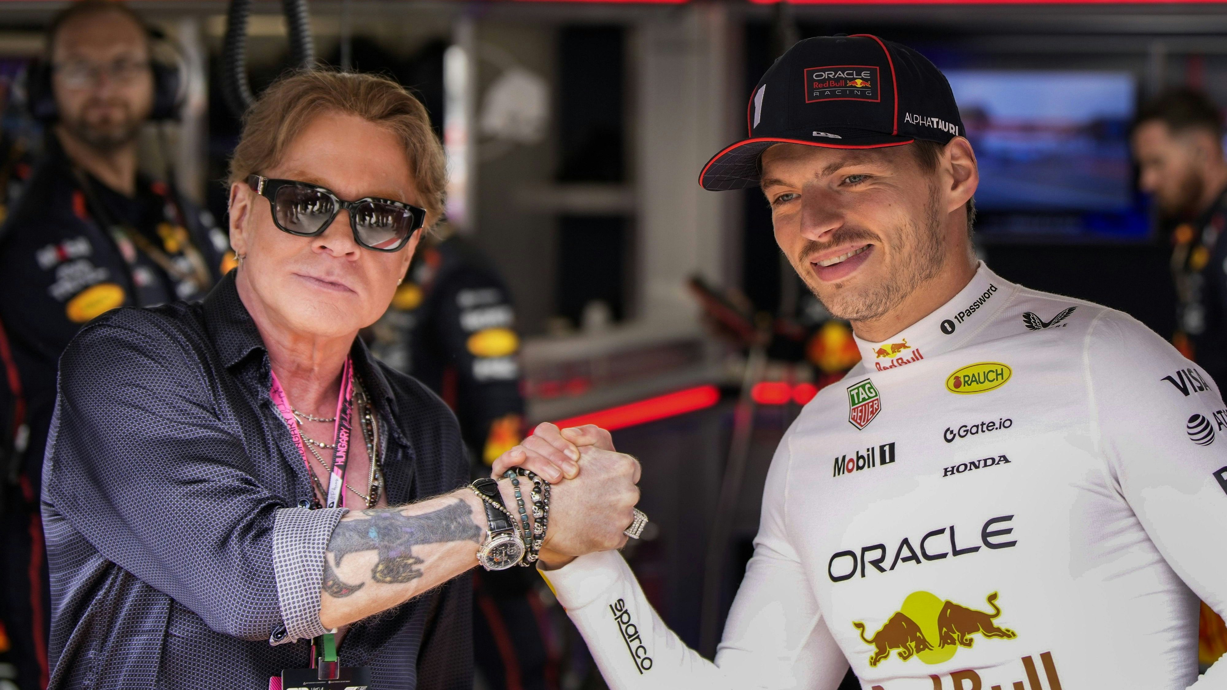 Axl Rose als Stargast bei der Formel 1 in Ungarn