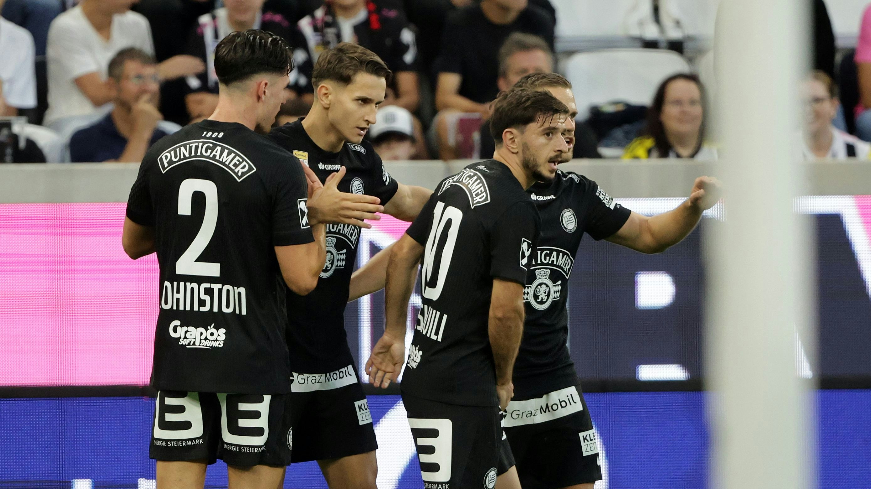 Sturm jubelte zum Liga-Auftakt gegen den LASK.