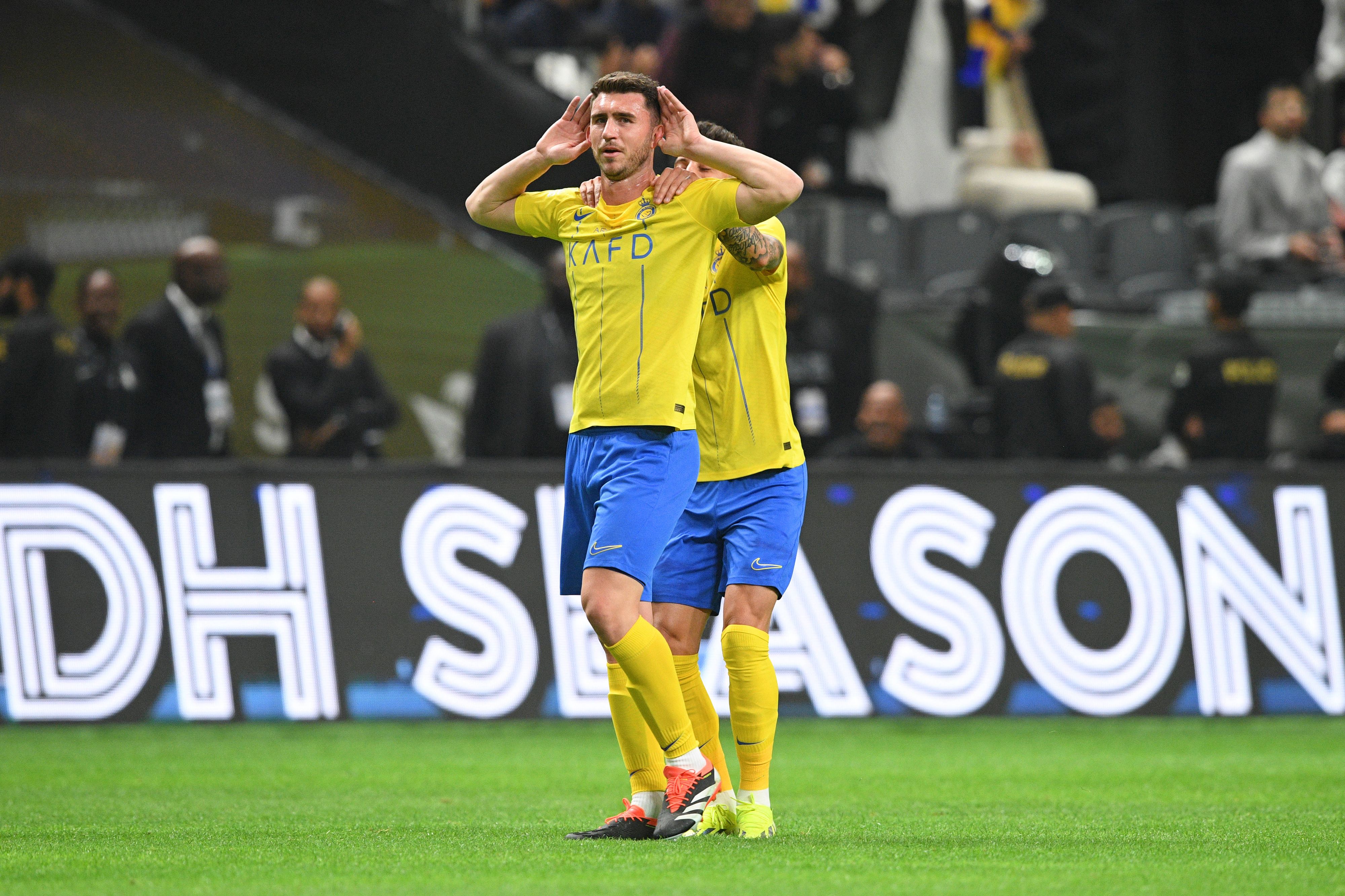 Aymeric Laporte steht vor dem Absprung.