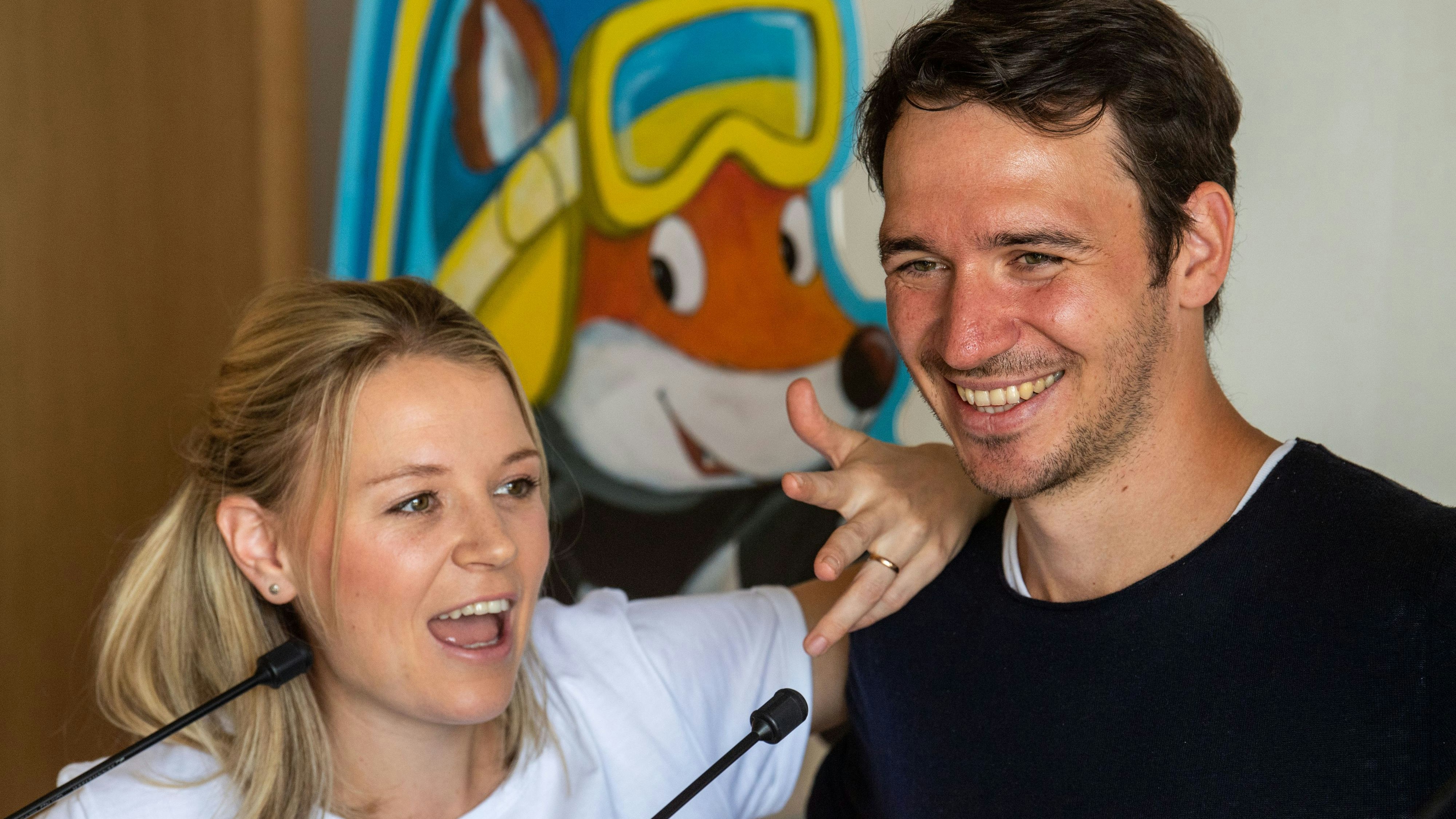 Miriam und Felix Neureuther.