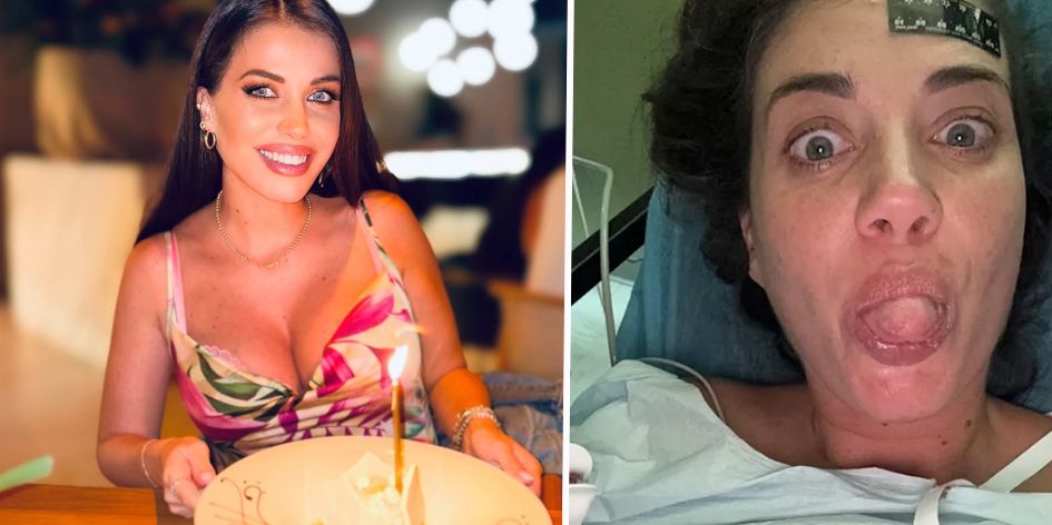 Eleonora Boi postete ein Bild nach ihrer OP in Folge des Hai-Angriffs.