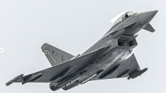 Heute.at - Es war eine Möwe! Eurofighter stark beschädigt