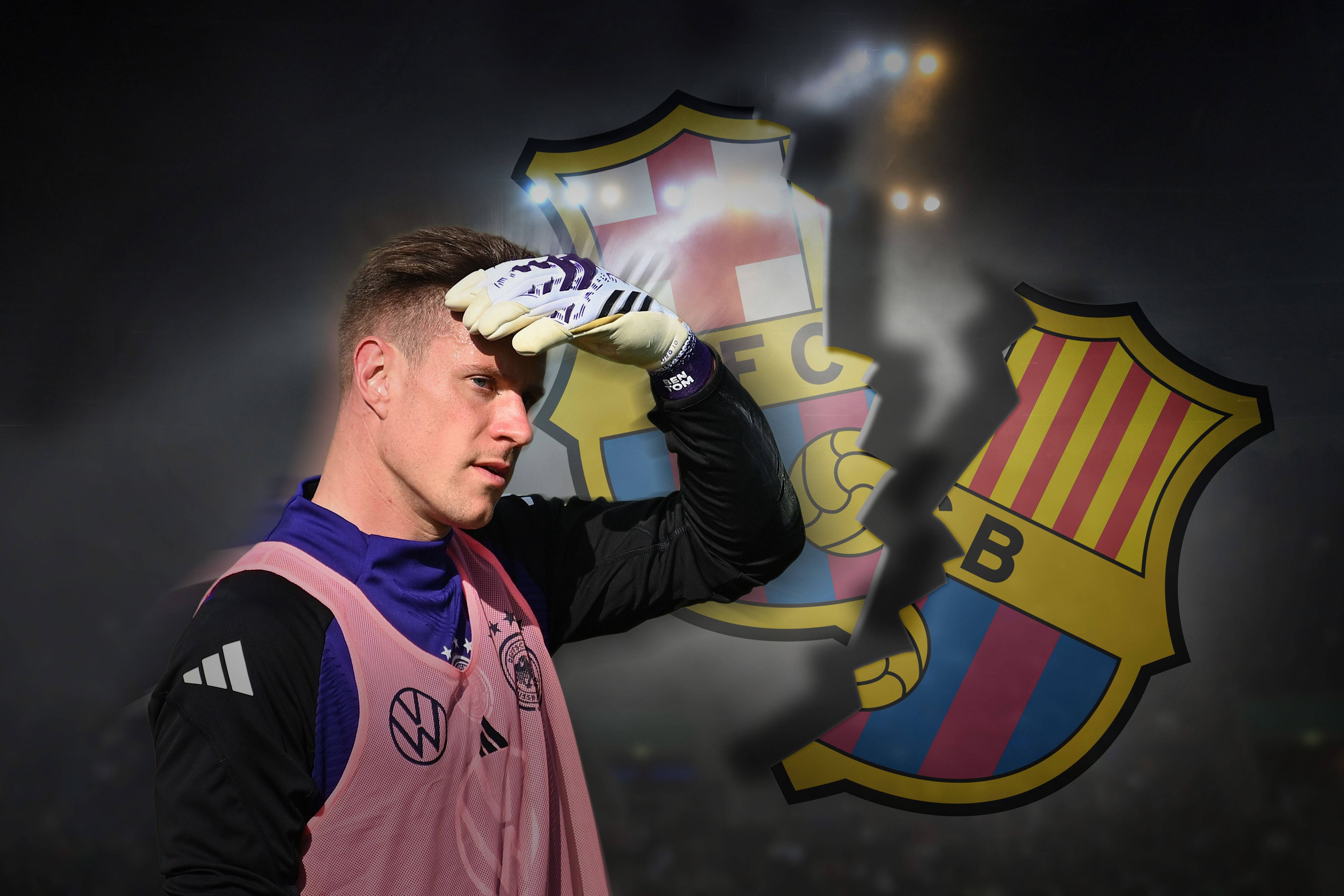 Der degradierte Barcelona-Tormann Marc-Andre ter Stegen. 