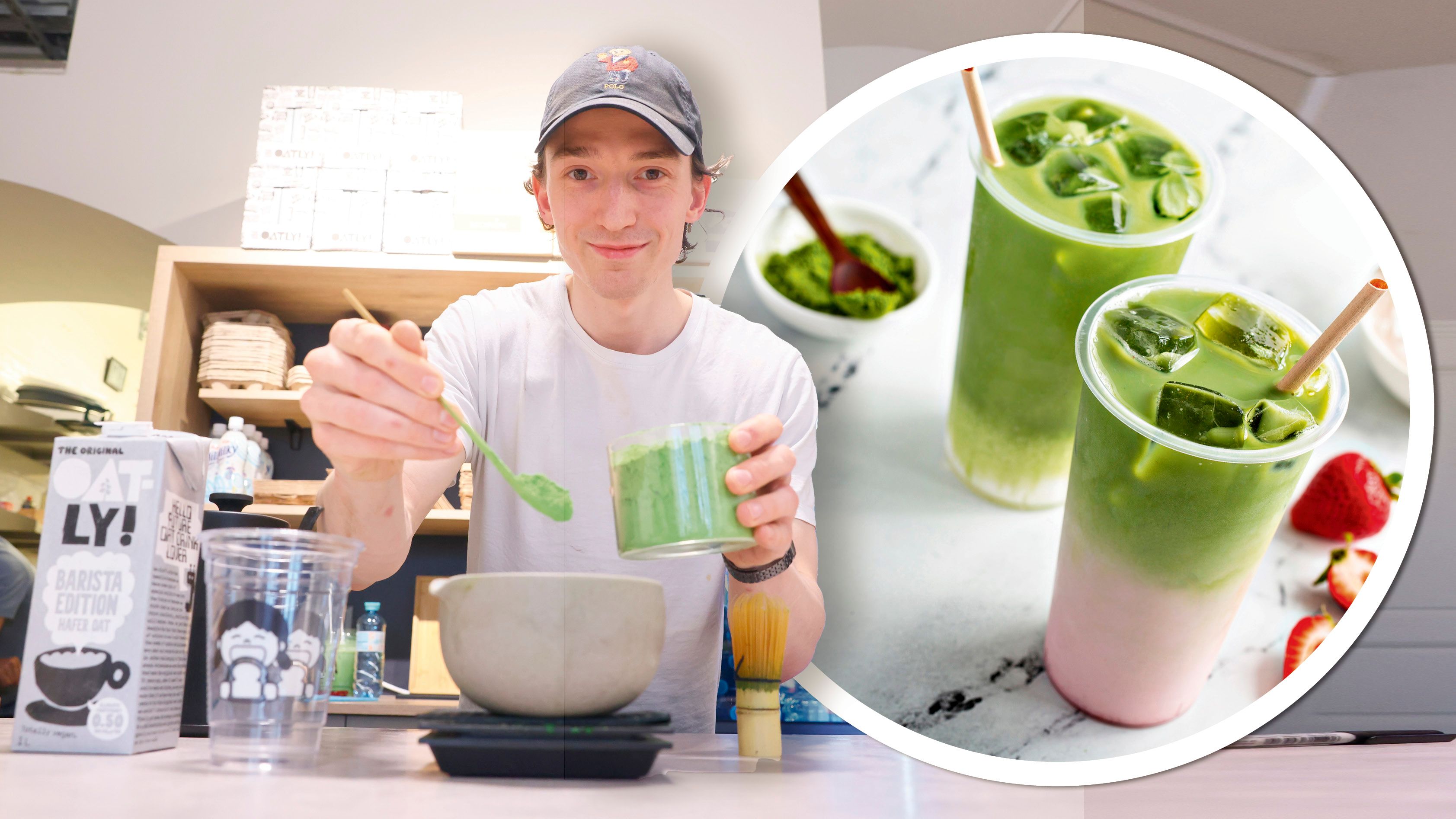 In Wiens Cafés droht ein Matcha-Engpass – auch Moritz vom Café 