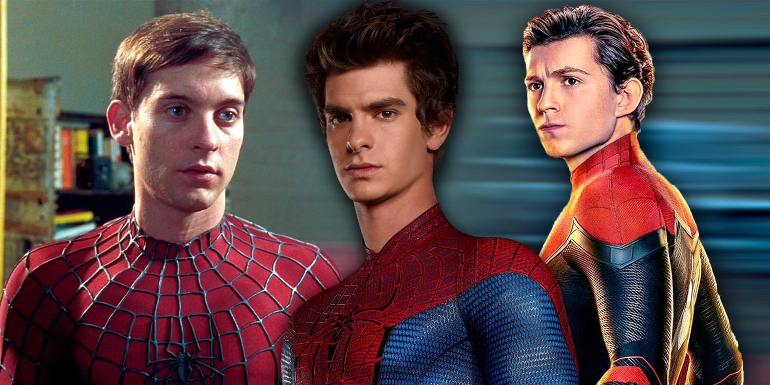 (v.l.) Tobey Maguire, Andrew Garfield und Tom Holland