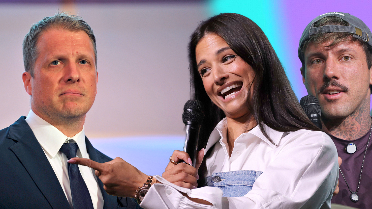 Christian Wolf (r.) und Olli geraten auf Instagram regelmäßig aneinander – nun arbeitet Ollis Ex Amira mit dem Fitness-Guru zusammen.