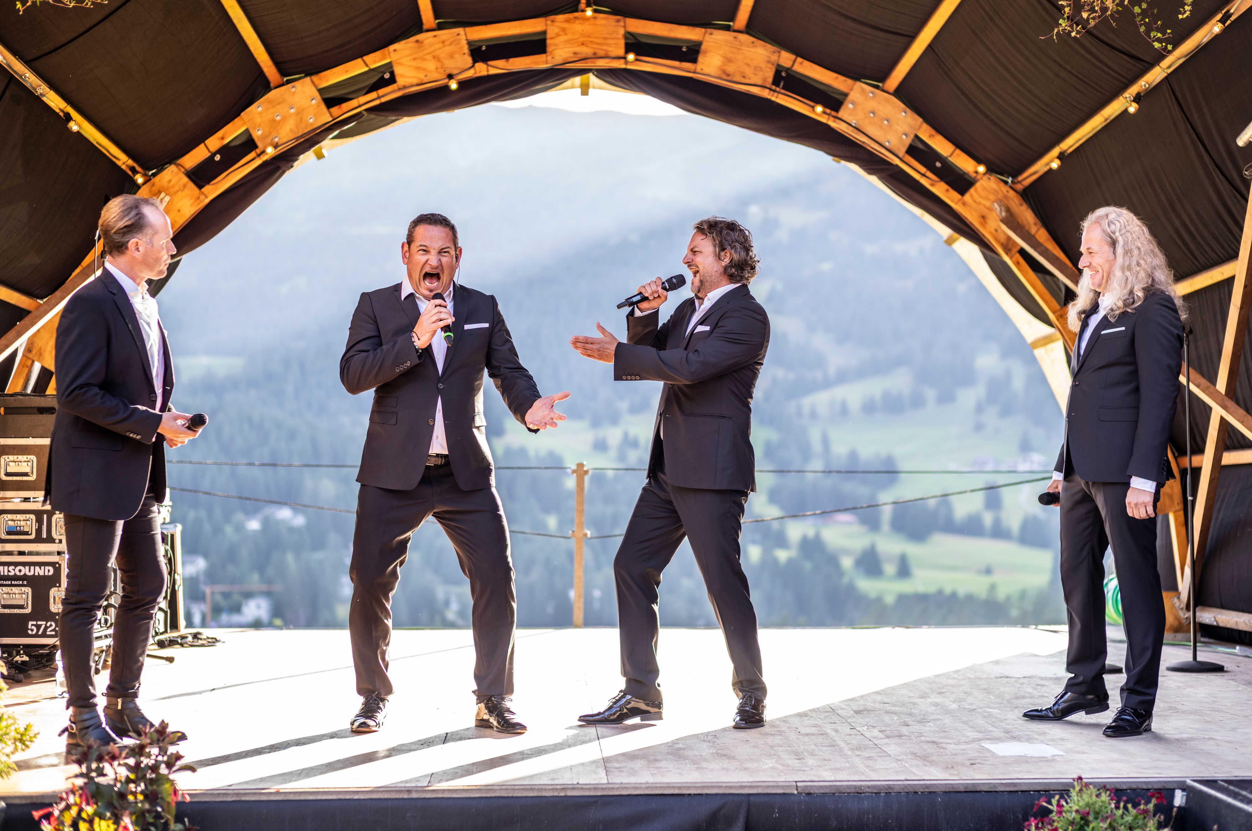 Die neuen Weltrekordhalter: <strong>I Quattro</strong> hielten das hohe C über 16 Minuten lang.