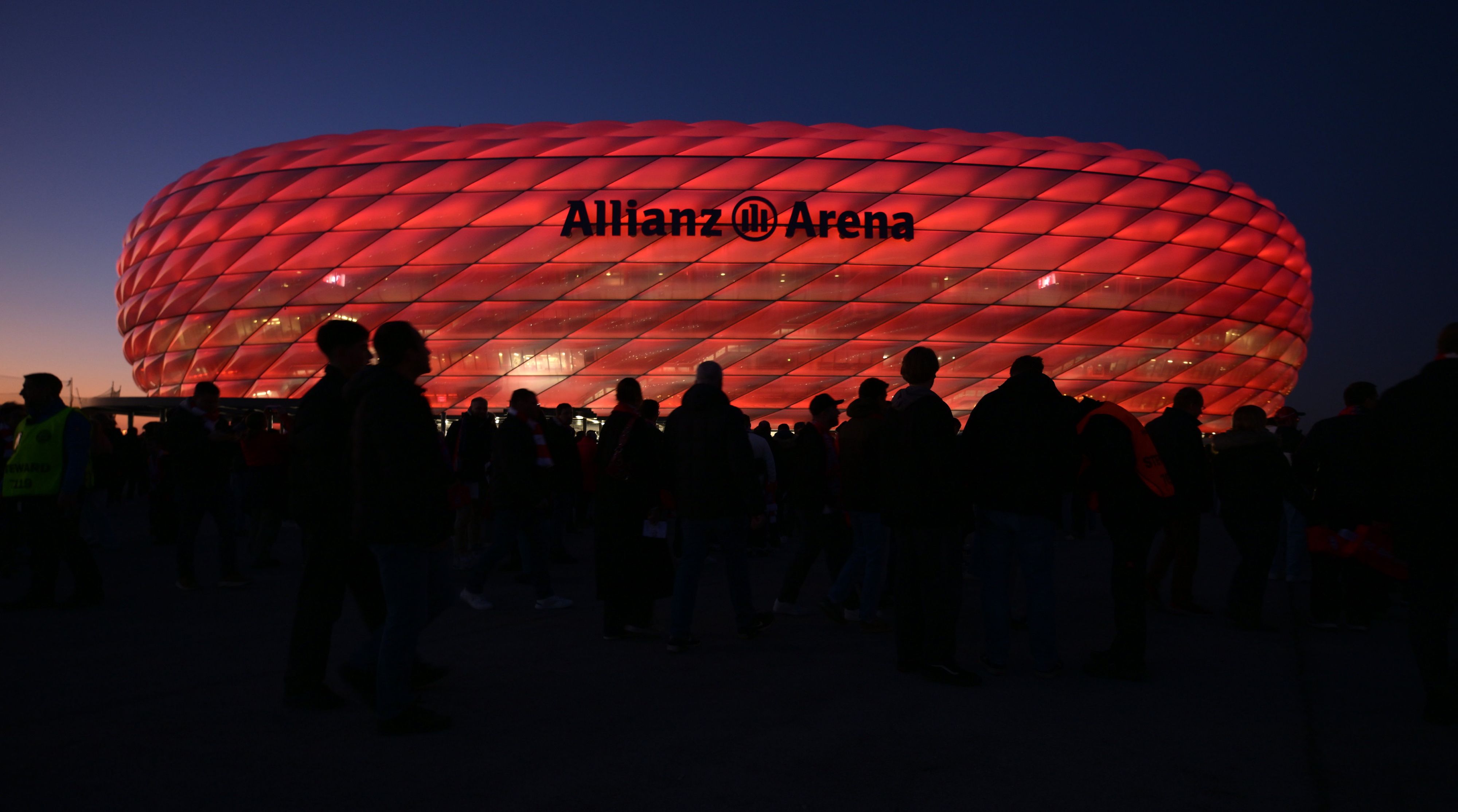 Allianz Arena in München. 