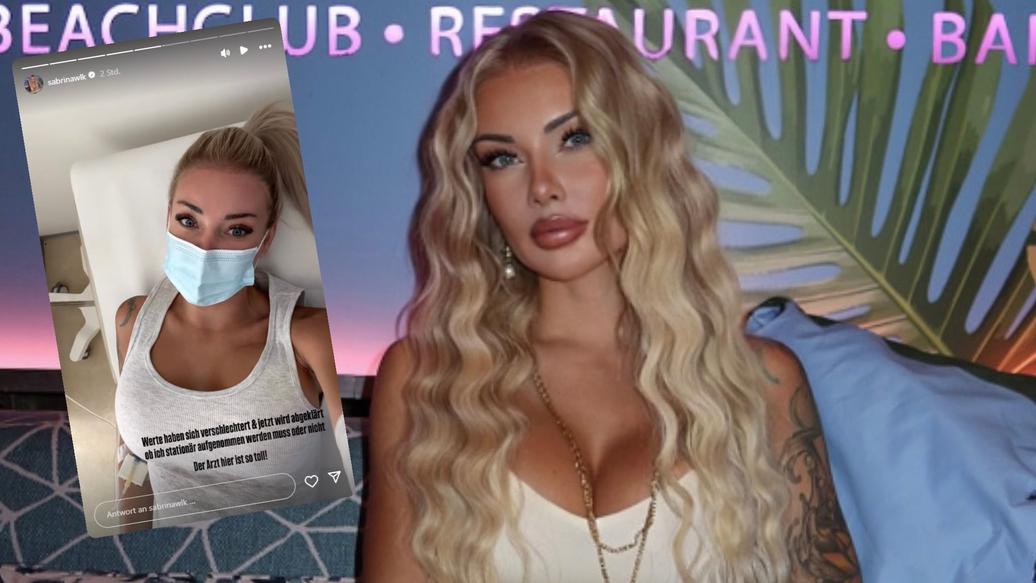 Sabrina Wlk gibt ein Update zu ihrer Gesundheit.