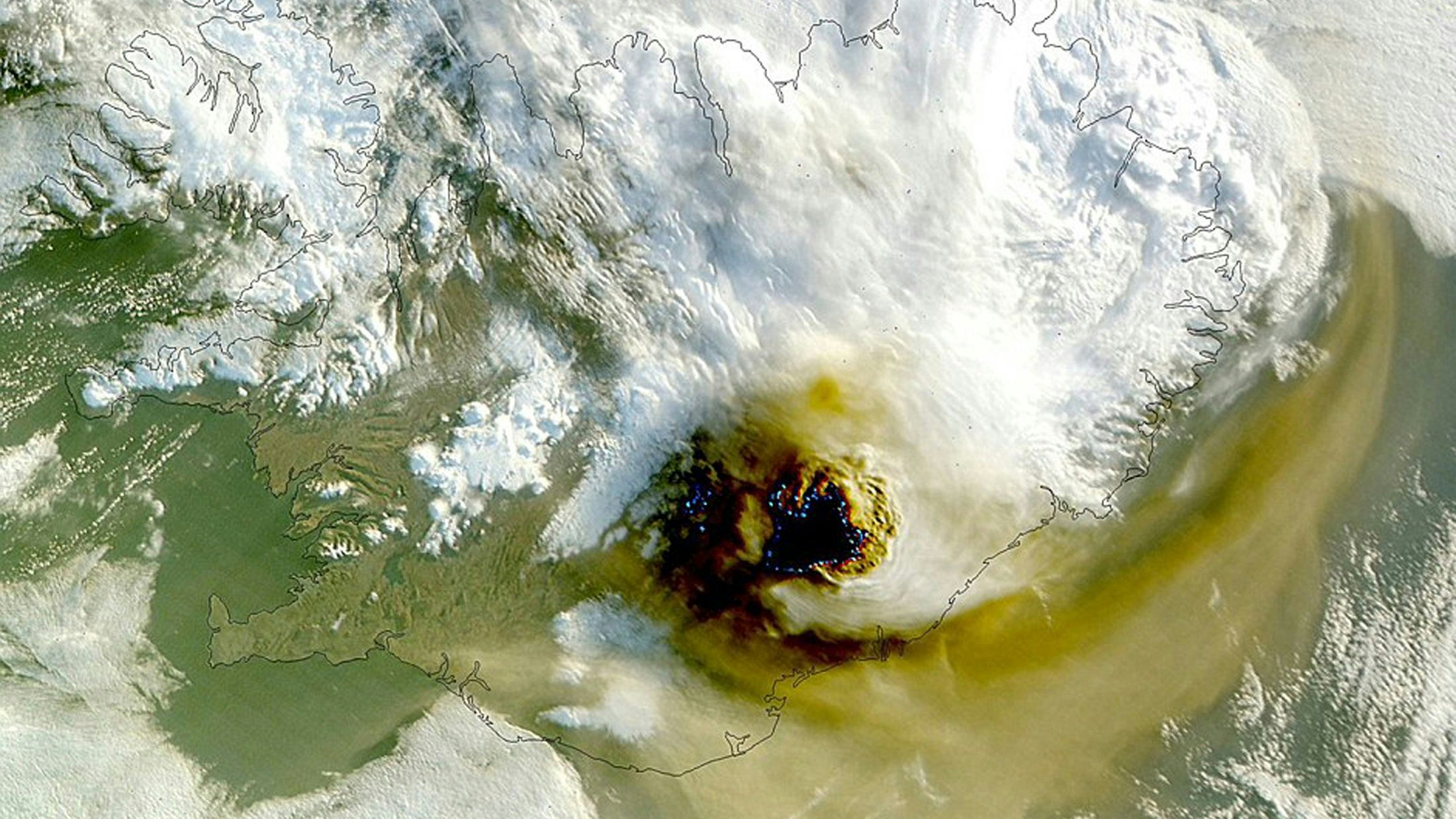 Die Google-KI kombiniert Daten aus verschiedenen Quellen, auch bei starker Wolkenbedeckung.