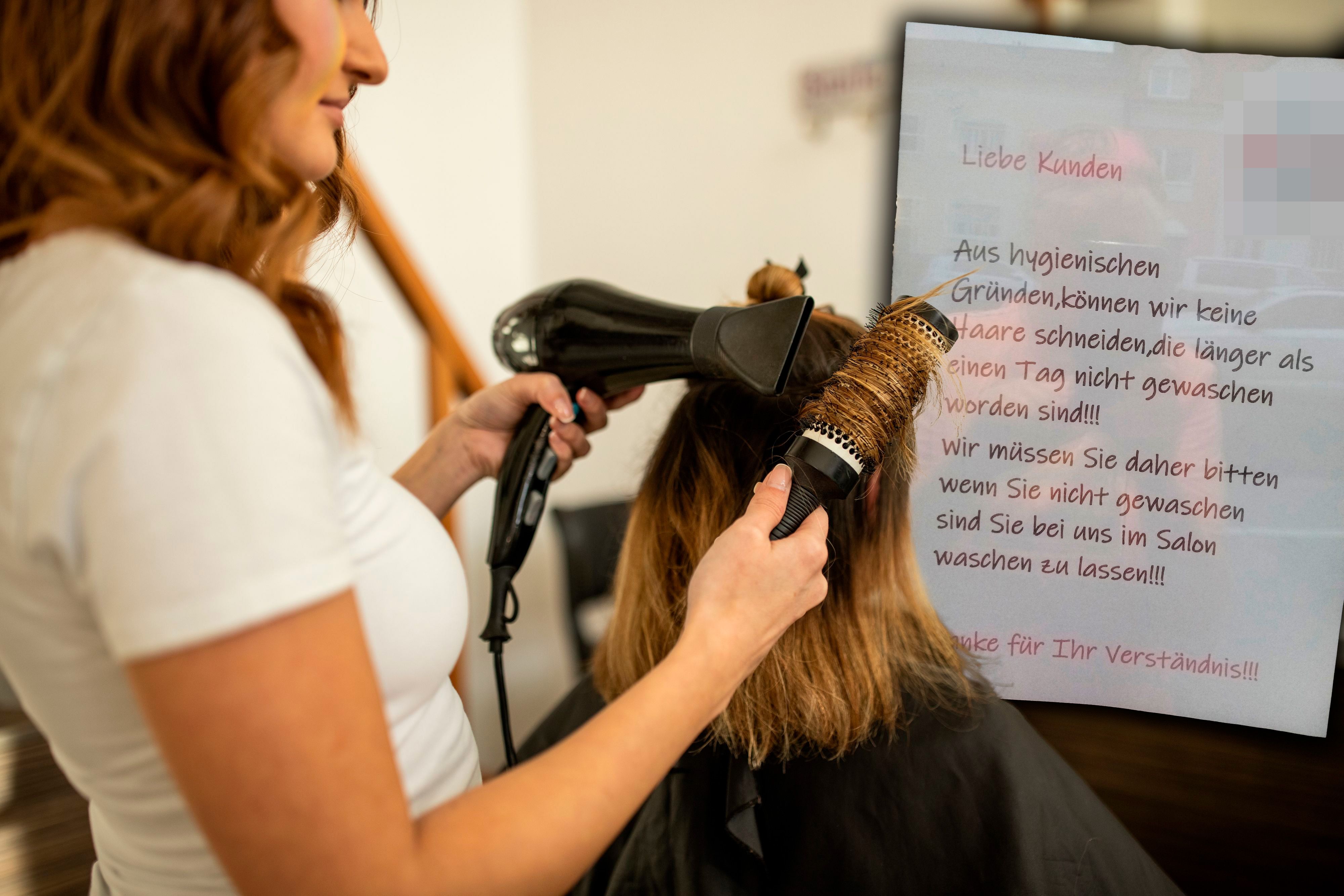 Ein Friseursalon in Niederösterreich muss jetzt strenge Regeln aufstellen.