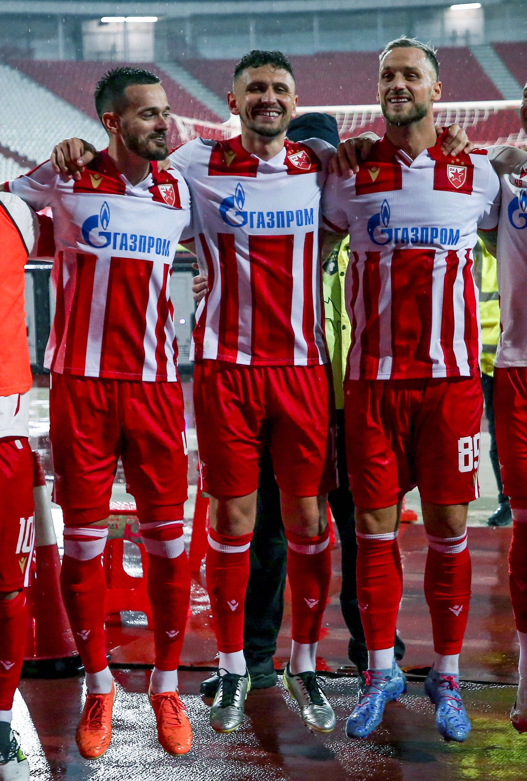 Marko Arnautovic feiert mit Roter Stern den großen Schritt in Richtung Playoff.