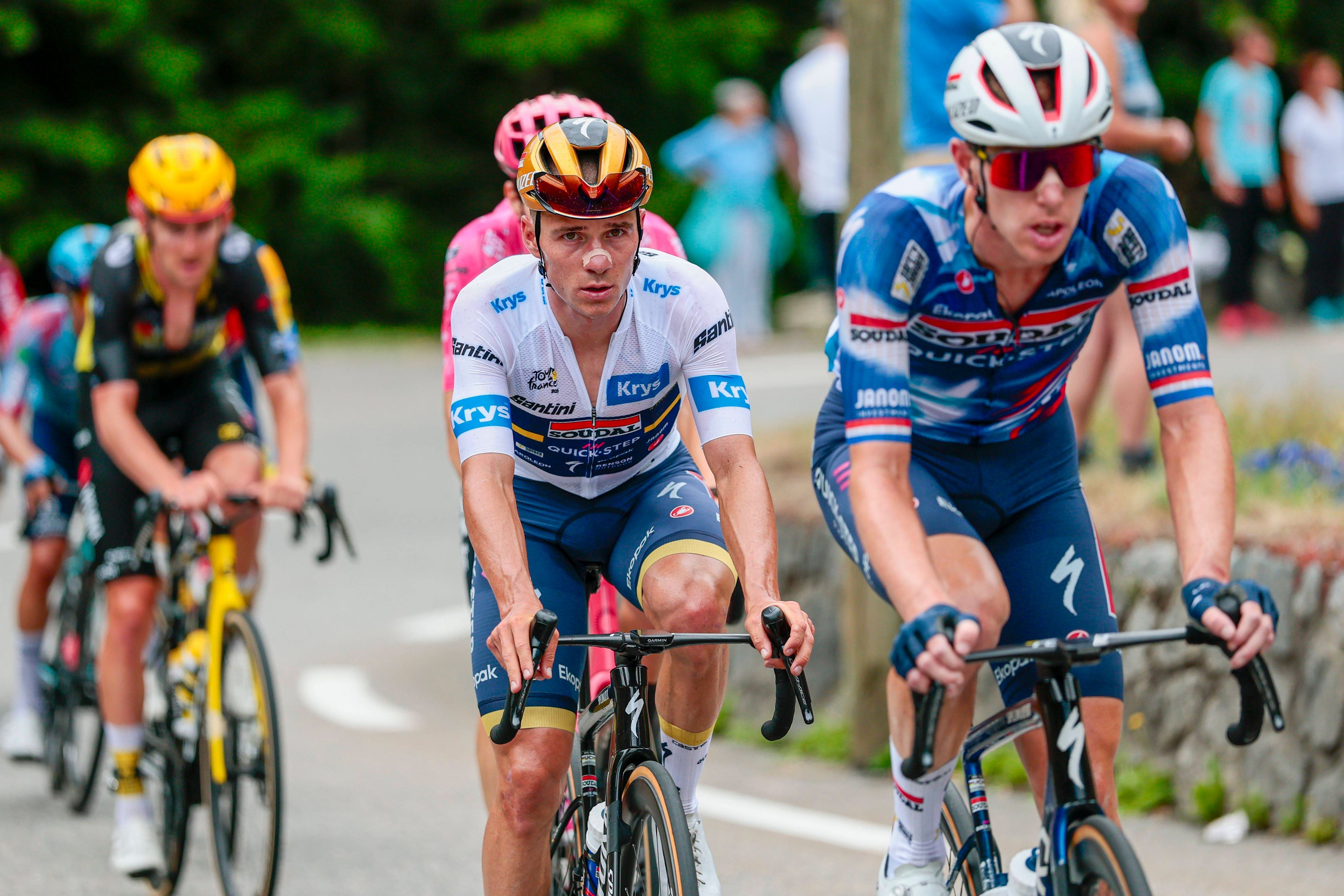 Remco Evenepoel musste bei der Tour de France aufgeben. 