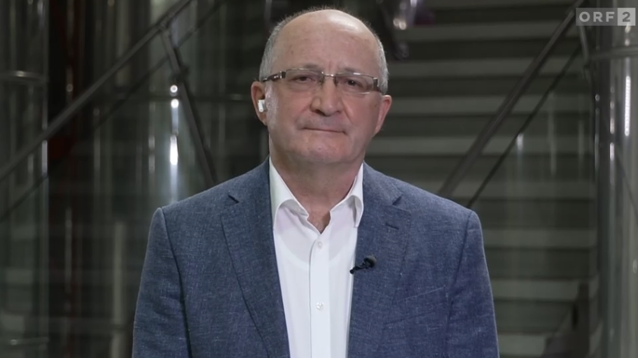 Der Ökonom Christian Keuschnigg am Mittwochabend in der "ZIB2".